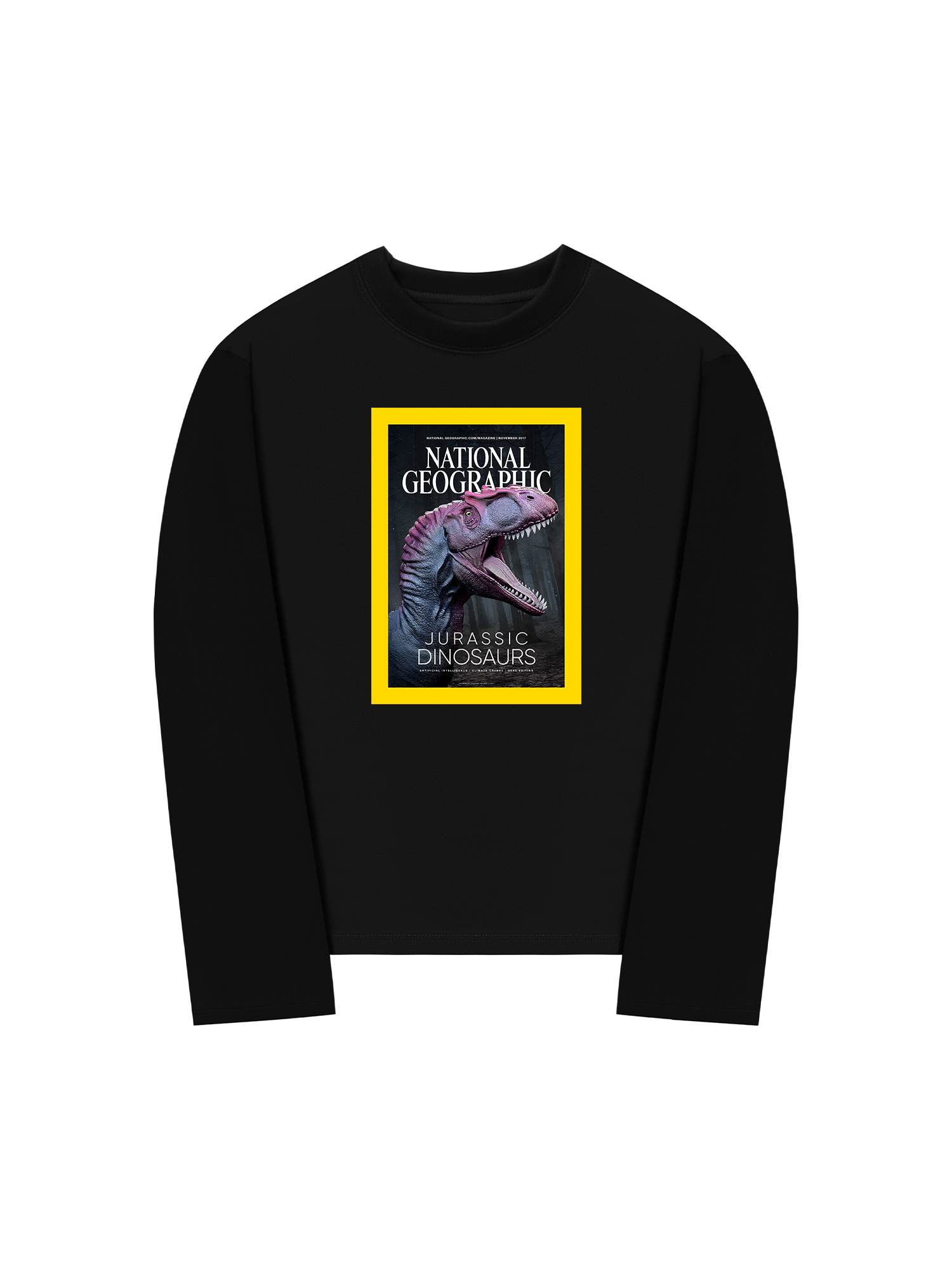 Áo Thun Dài Tay Wild Life Jurassic Dinosaurs