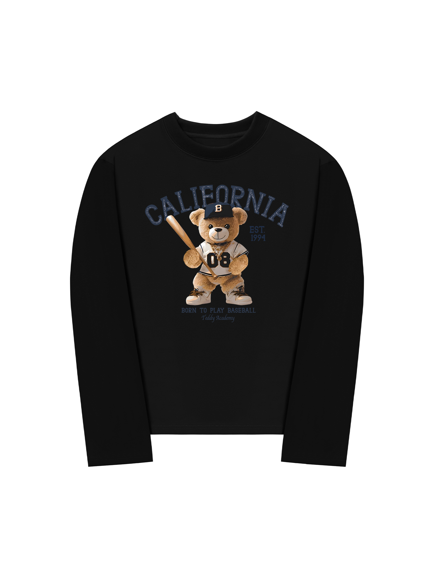 Áo Thun Dài Tay Baseball Born To Play