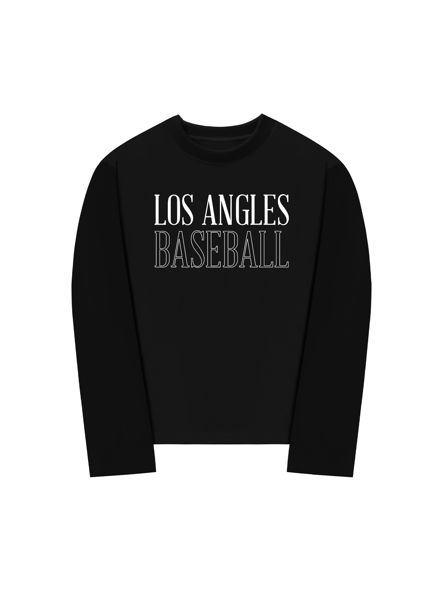 Áo Thun Dài Tay Baseball Basic Los Angles