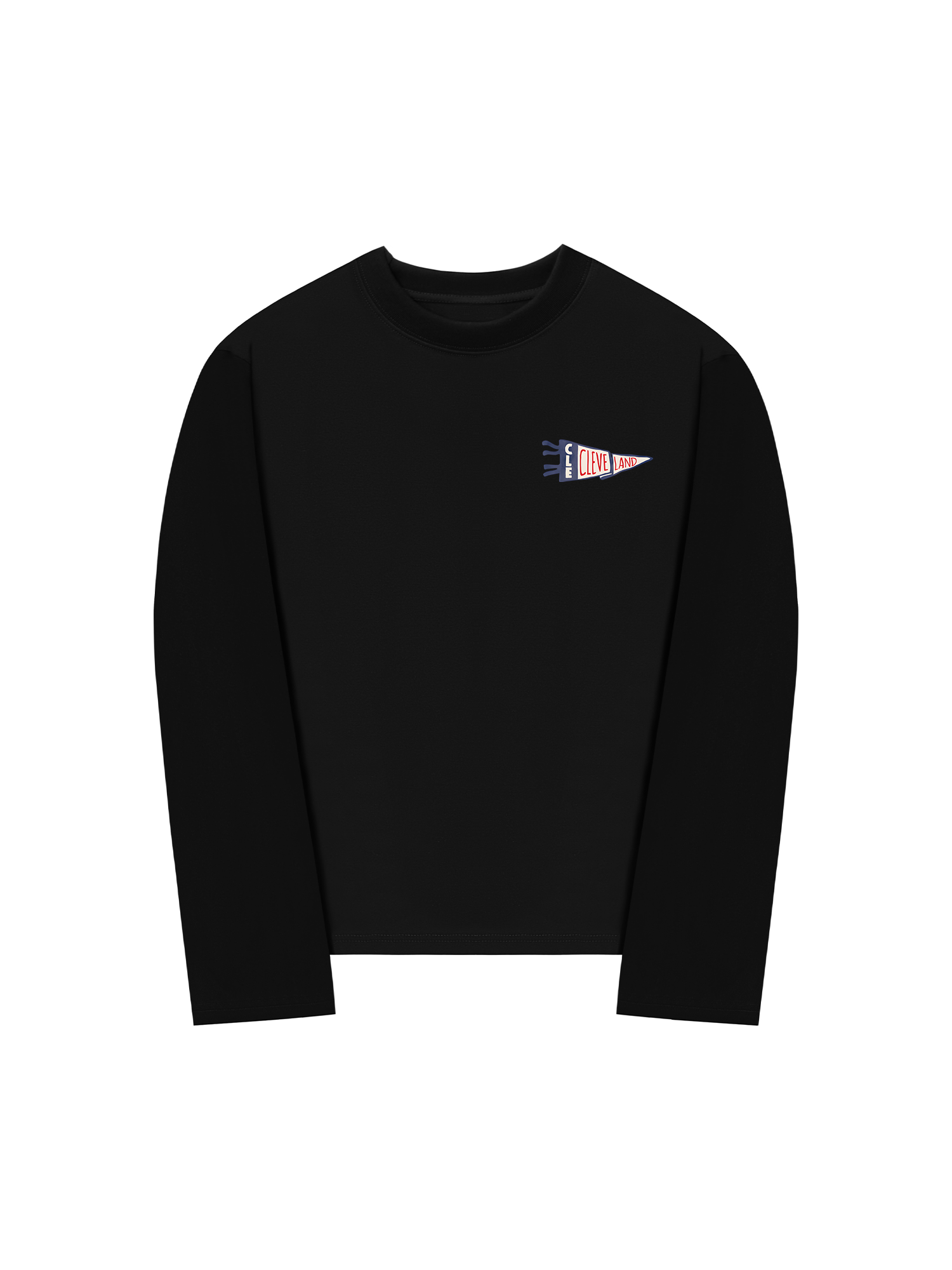 Áo Thun Dài Tay Baseball Cleve Land