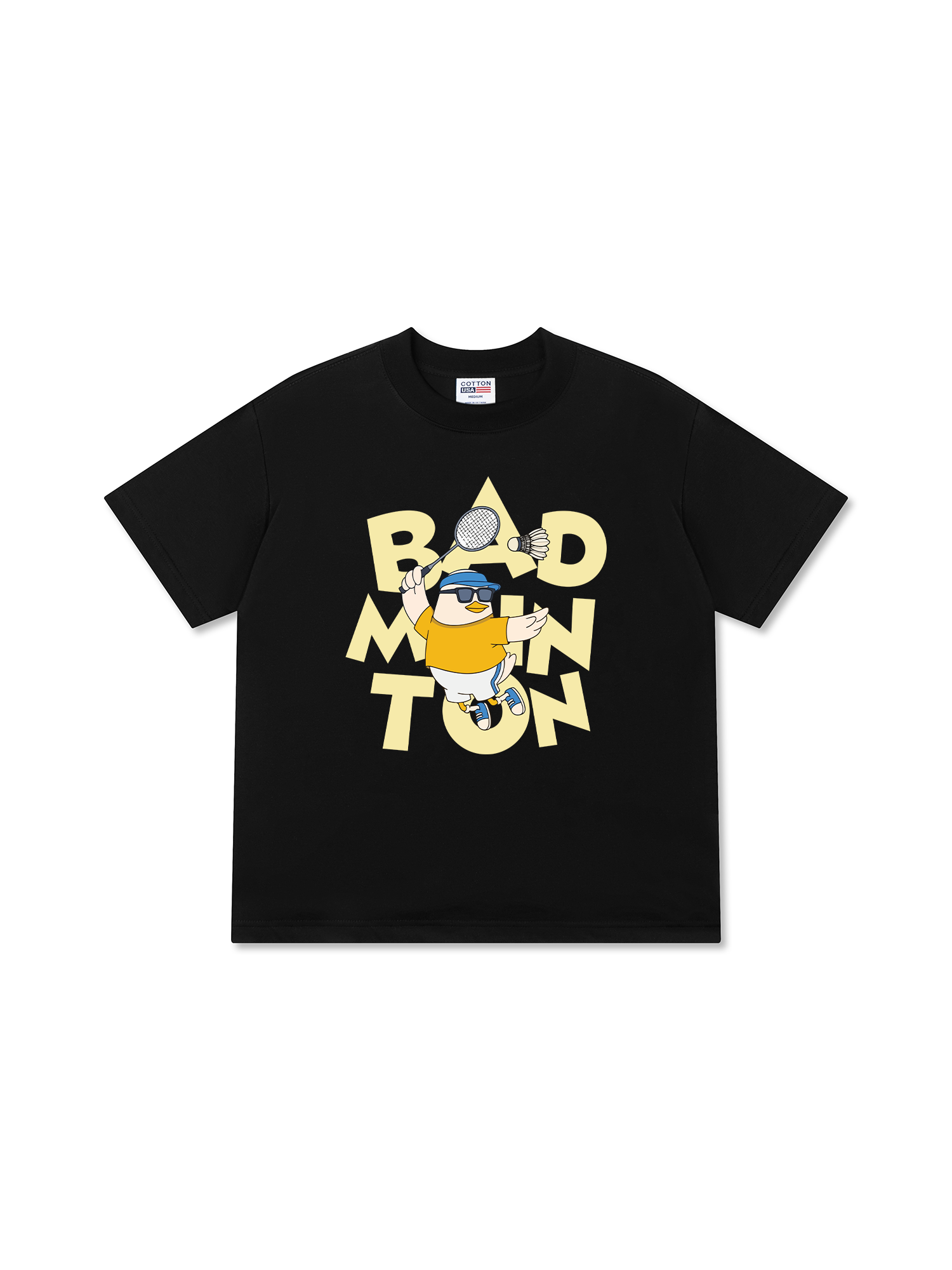 Áo Thun Relaxed Fit Badminton Duck
