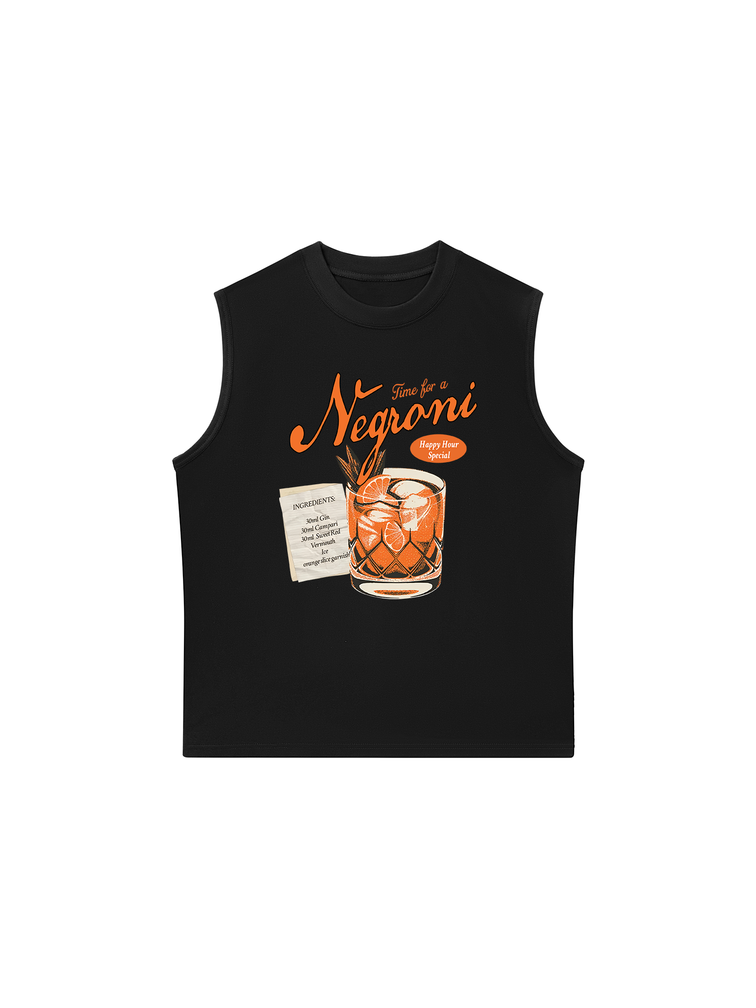 Áo Ba Lỗ Relaxed Fit Time For A Negroni