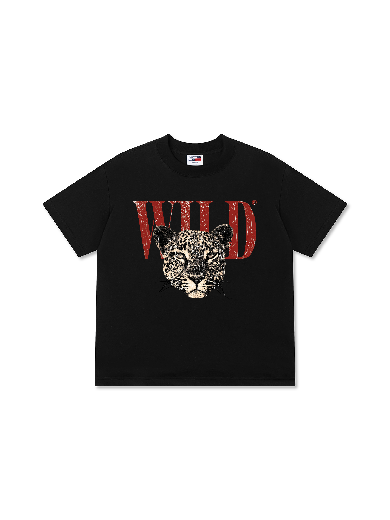 Áo Thun Relaxed Fit Urban Leopard Crimson Wild