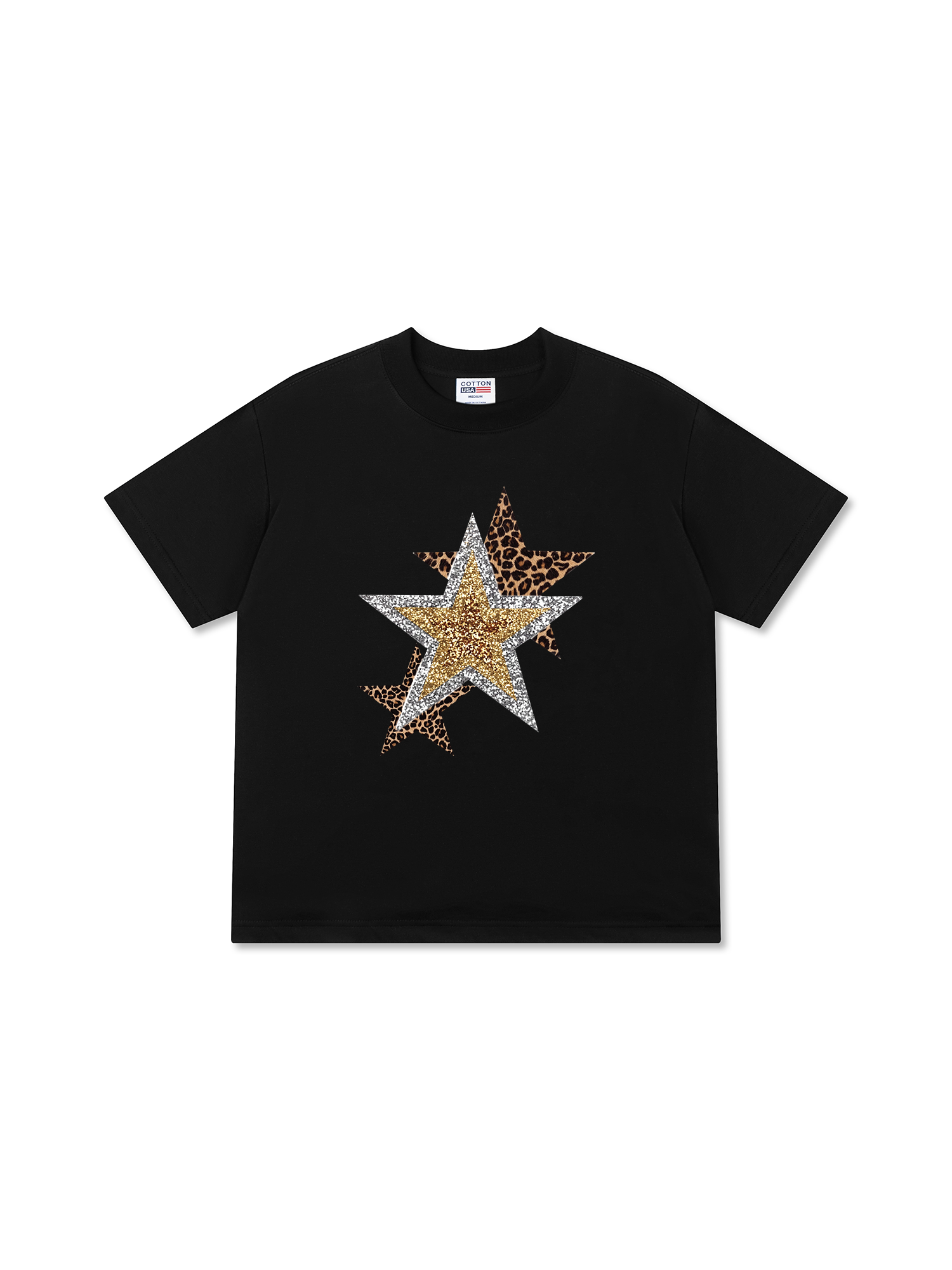 Áo Thun Relaxed Fit Urban Leopard Metallic Savage Stars