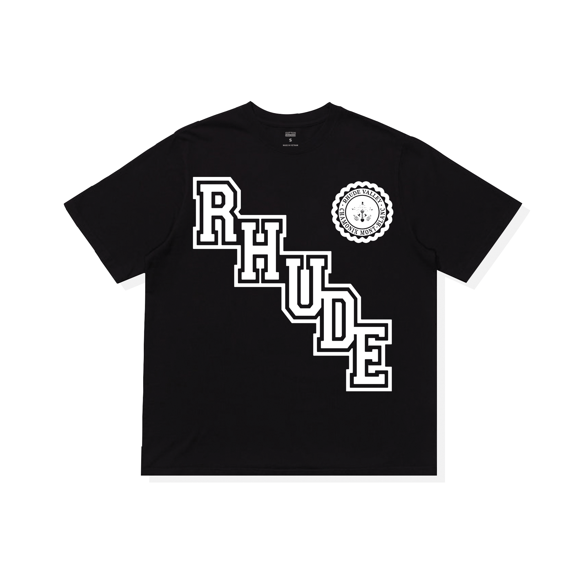 Áo Thun Oversize RHUDE COLLEGIATE CREST