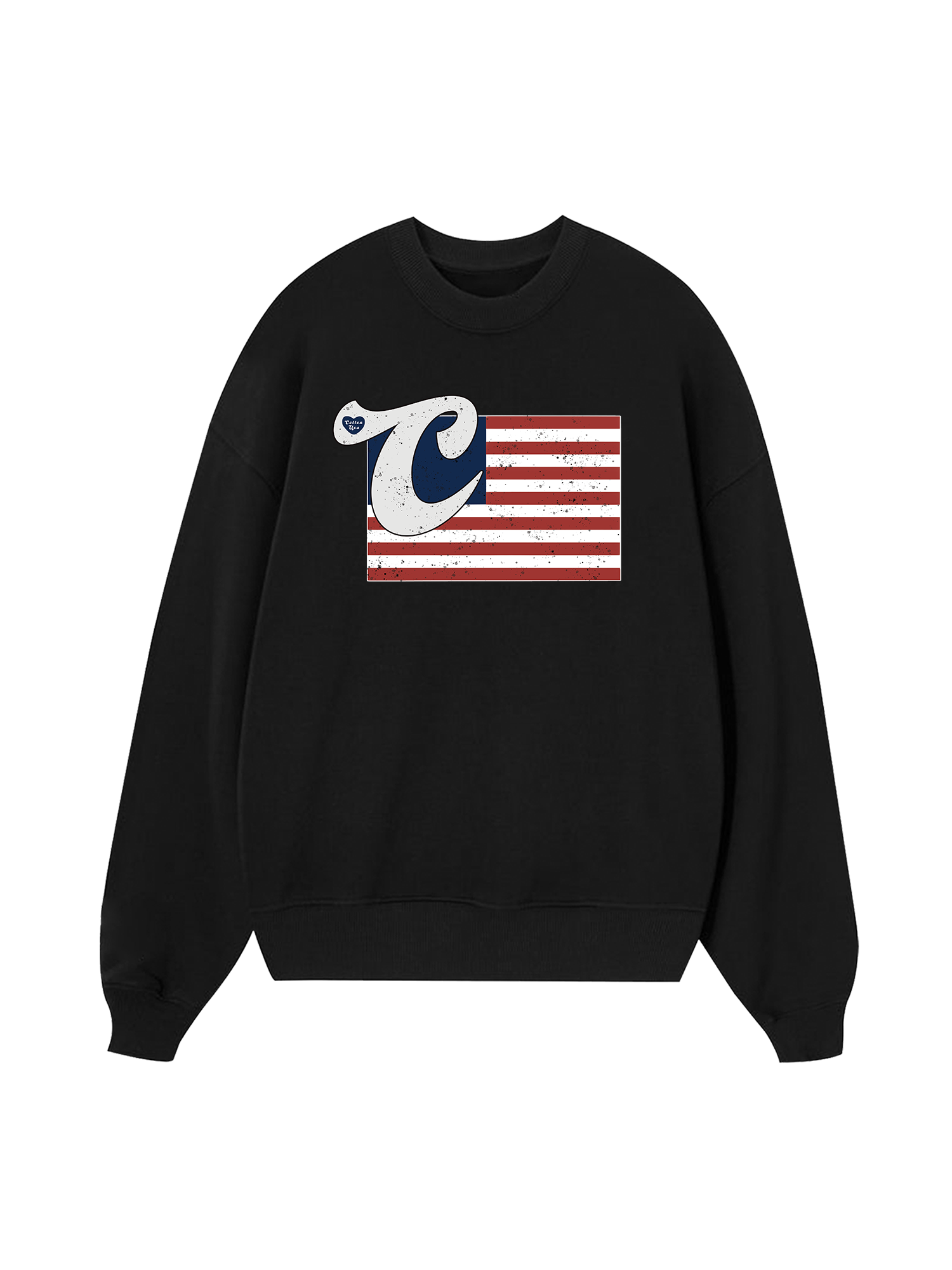 USA Vintage Flag Sweater