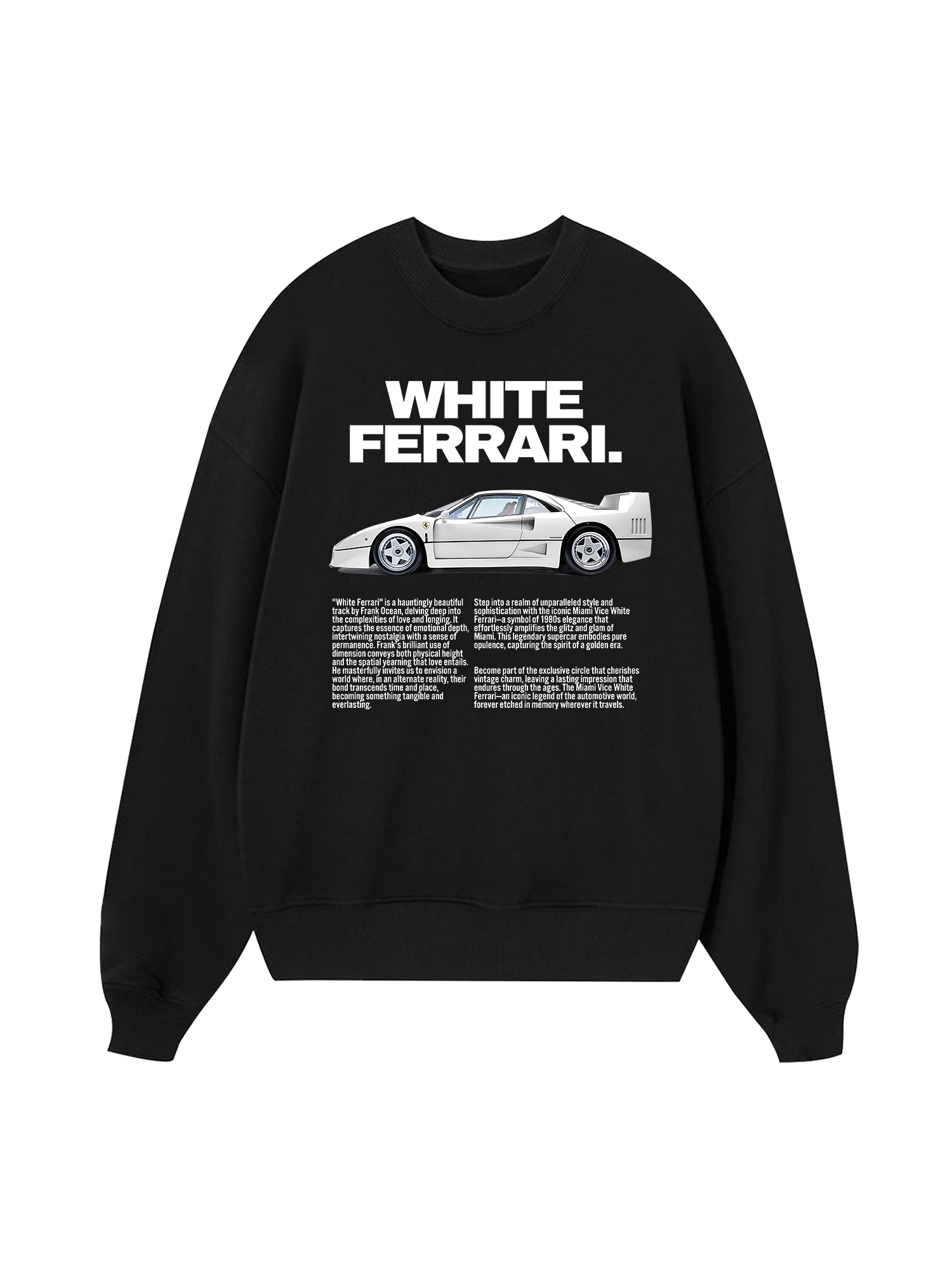 Ferrari White Brilliant Sweater