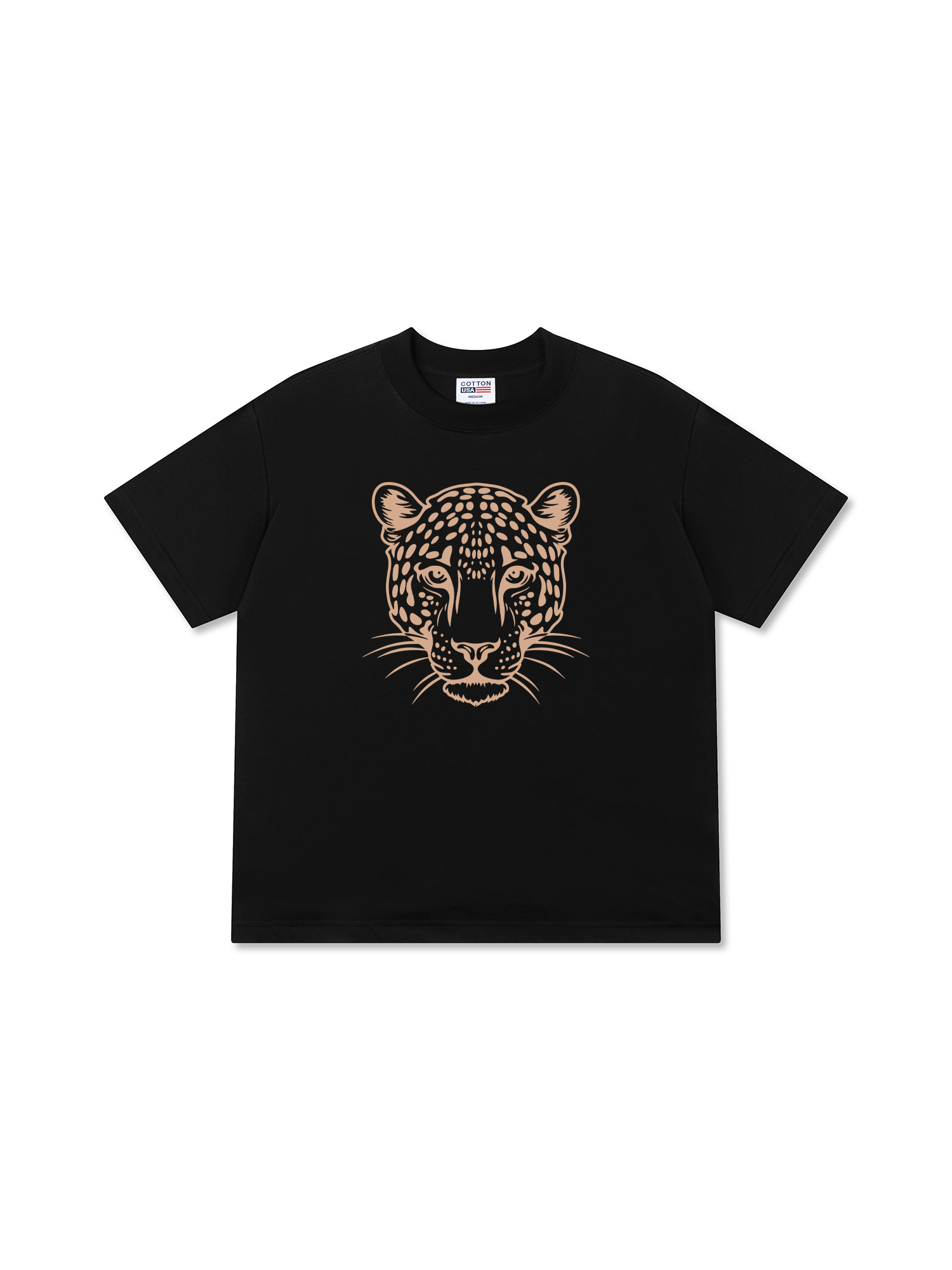 Áo Thun Relaxed Fit Urban Leopard Feline Face