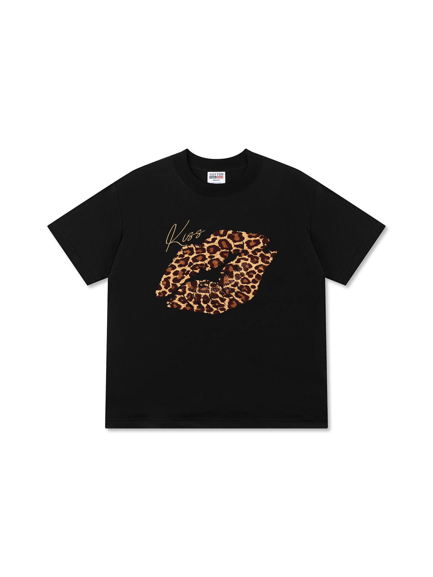 Áo Thun Relaxed Fit Urban Leopard Kiss Lip