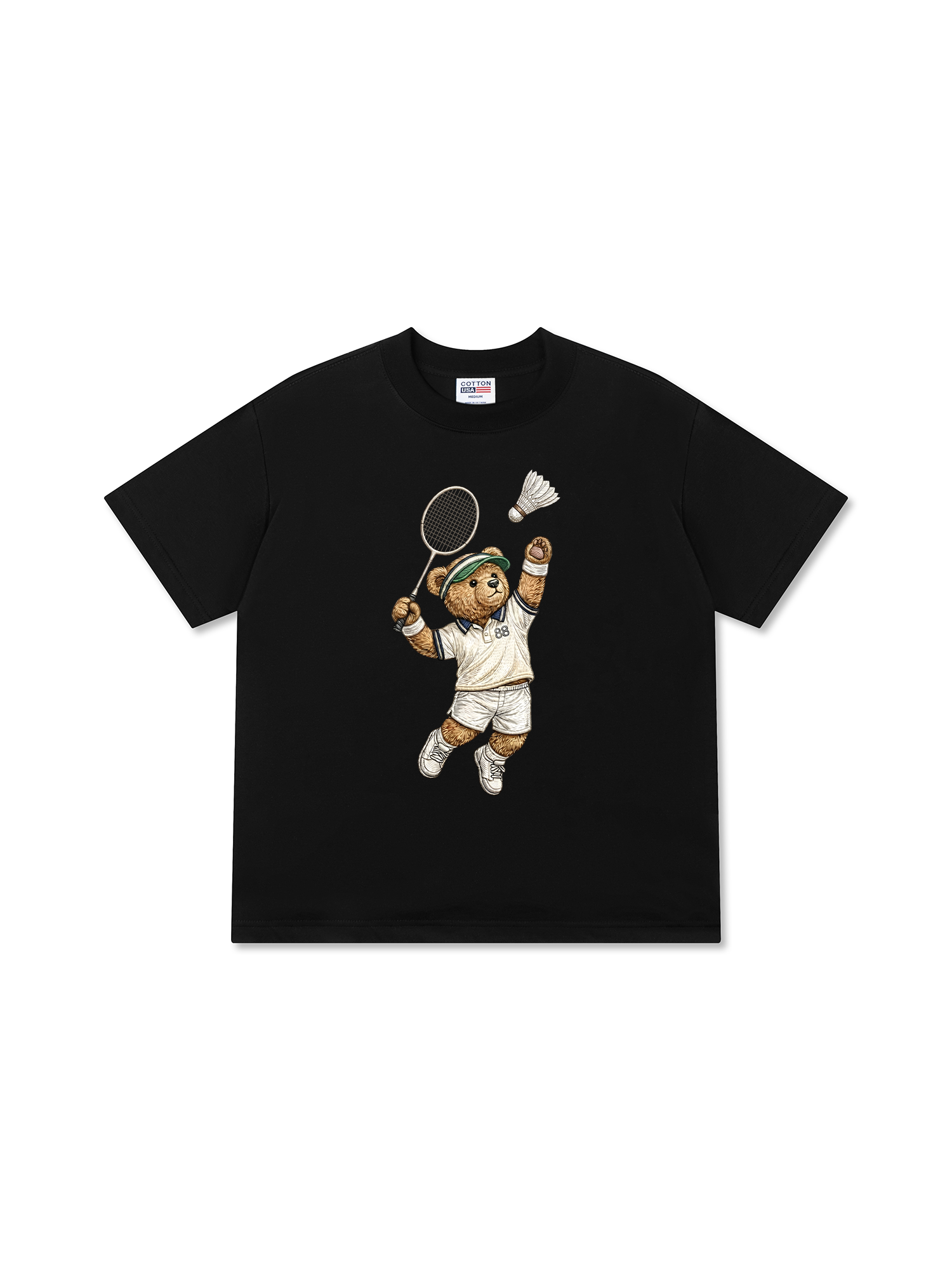 Áo Thun Relaxed Fit Badminton Teddy 88