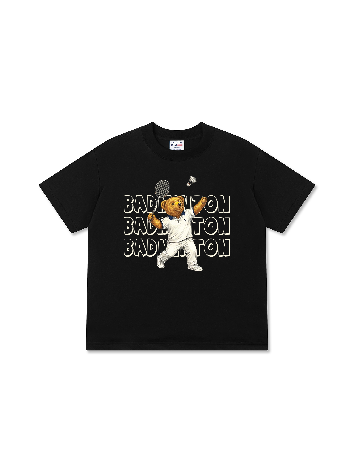 Áo Thun Relaxed Fit Badminton Teddy