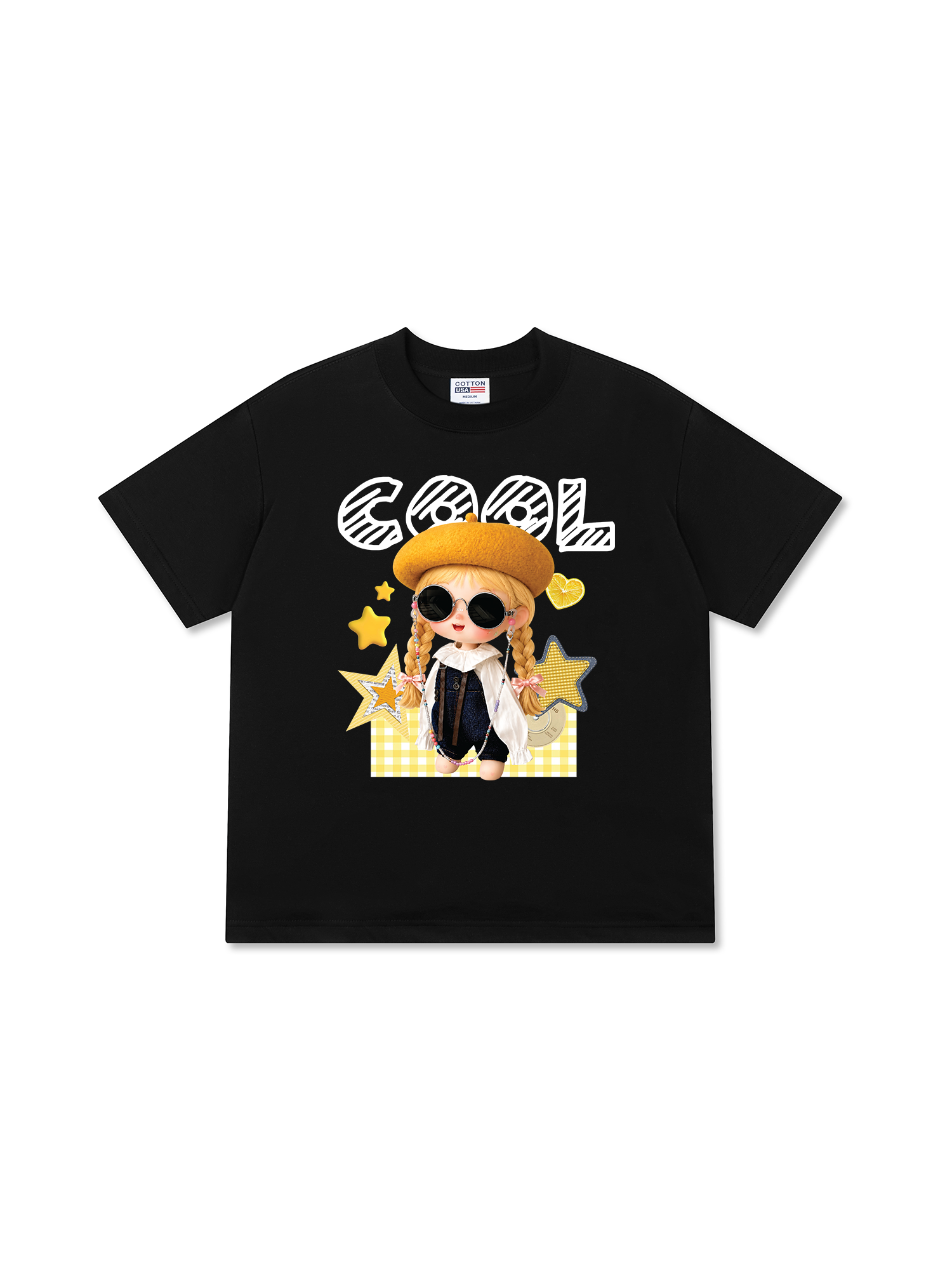 Áo Thun Relaxed Fit Cute Gang Cool