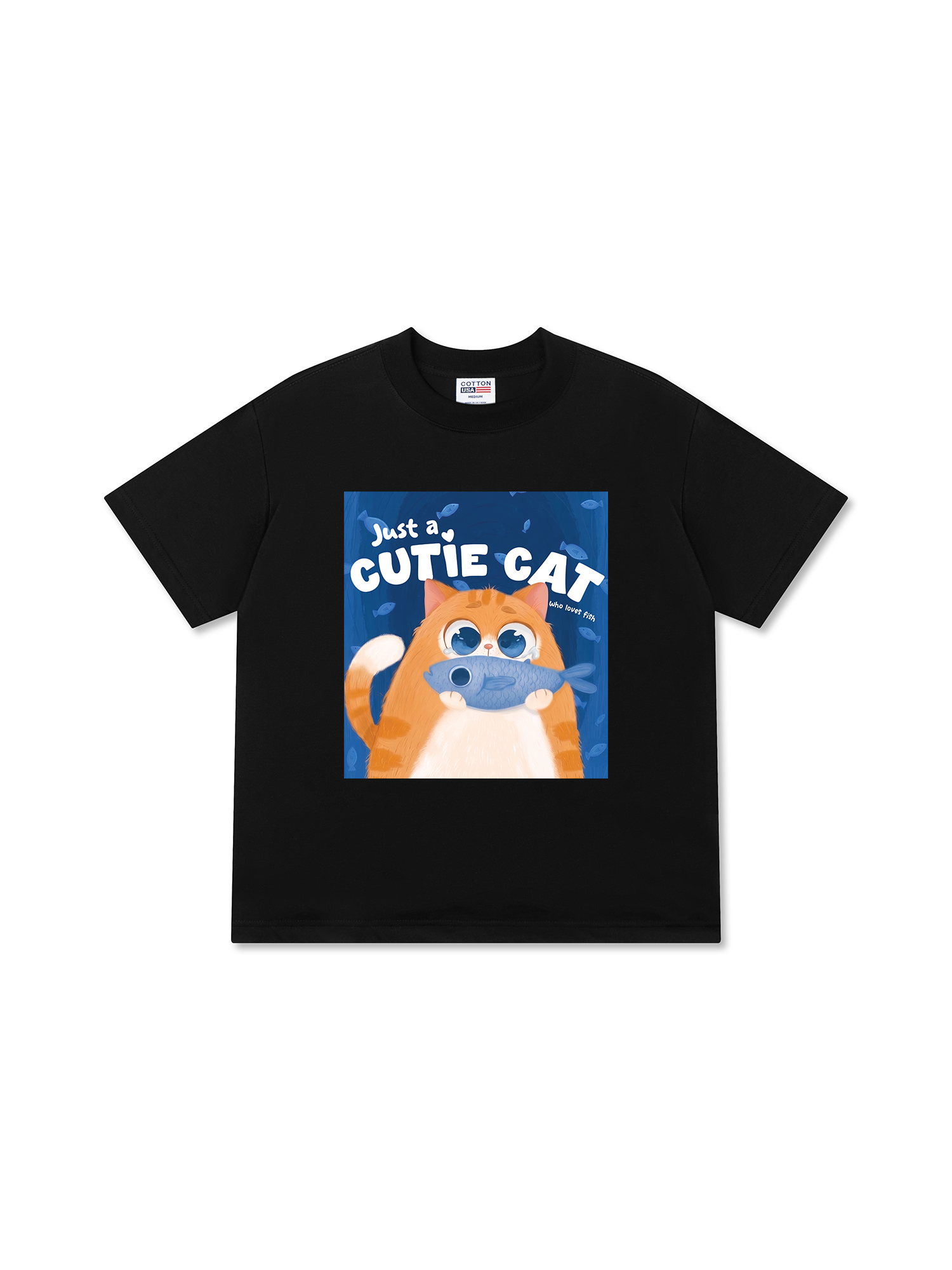 Áo Thun Relaxed Fit Soft Paw Just A Cat