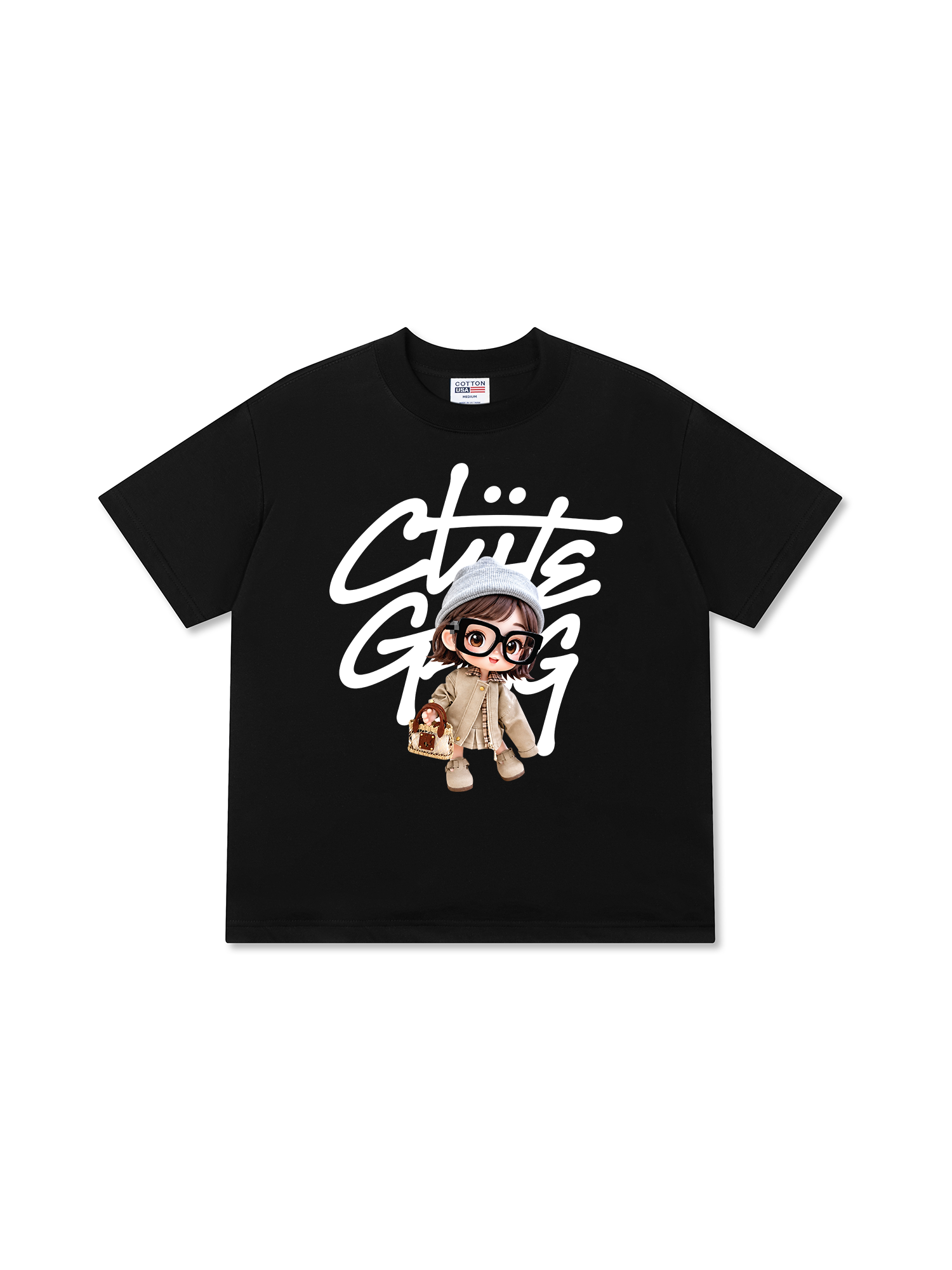 Áo Thun Relaxed Fit Cute Gang