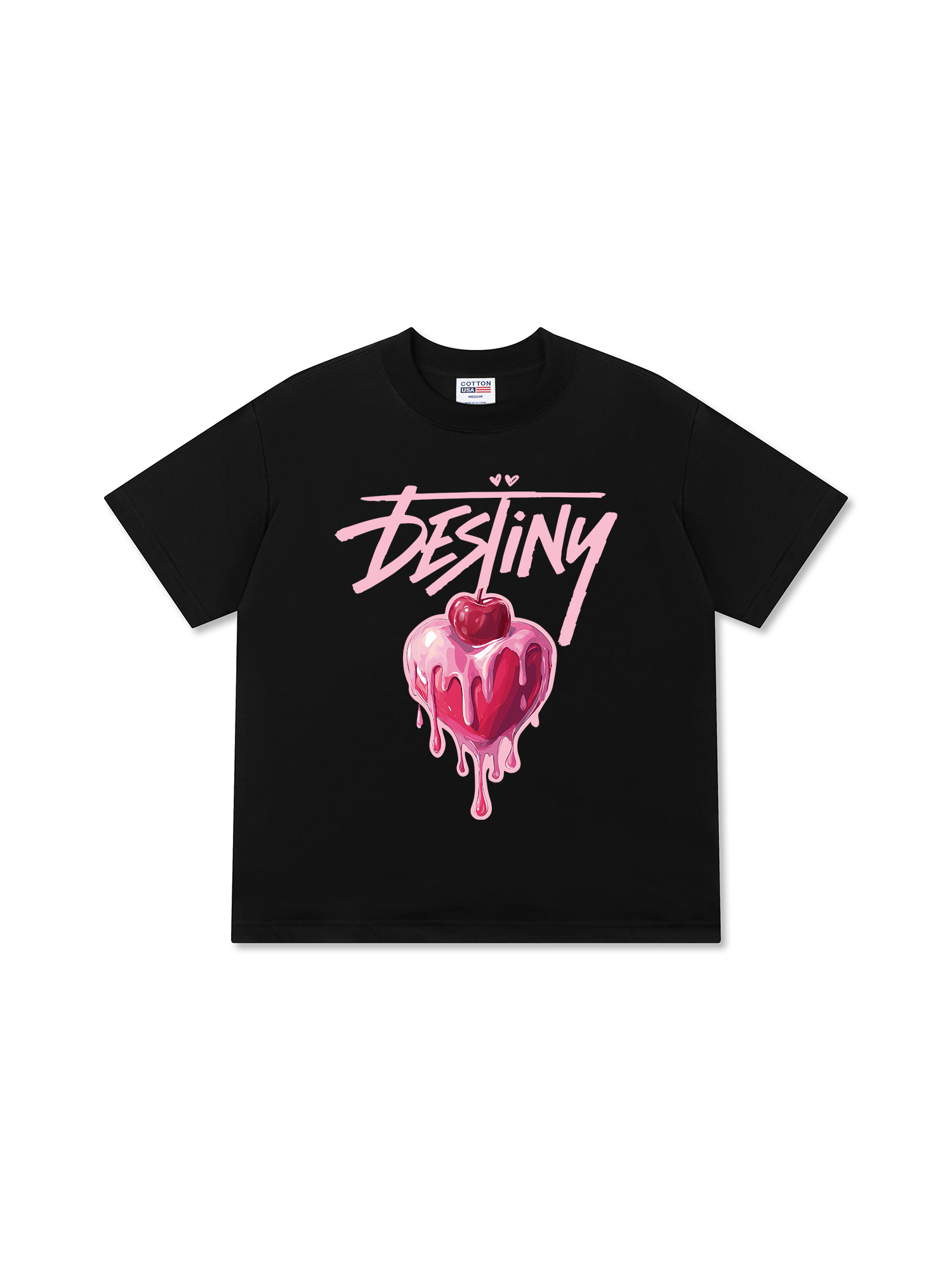 Áo Thun Relaxed Fit Destiny Cherry Heart