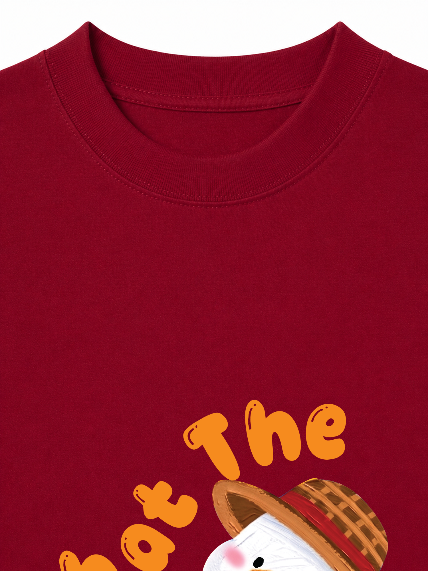 Áo Thun Relaxed Fit Farm What The Duck Orange