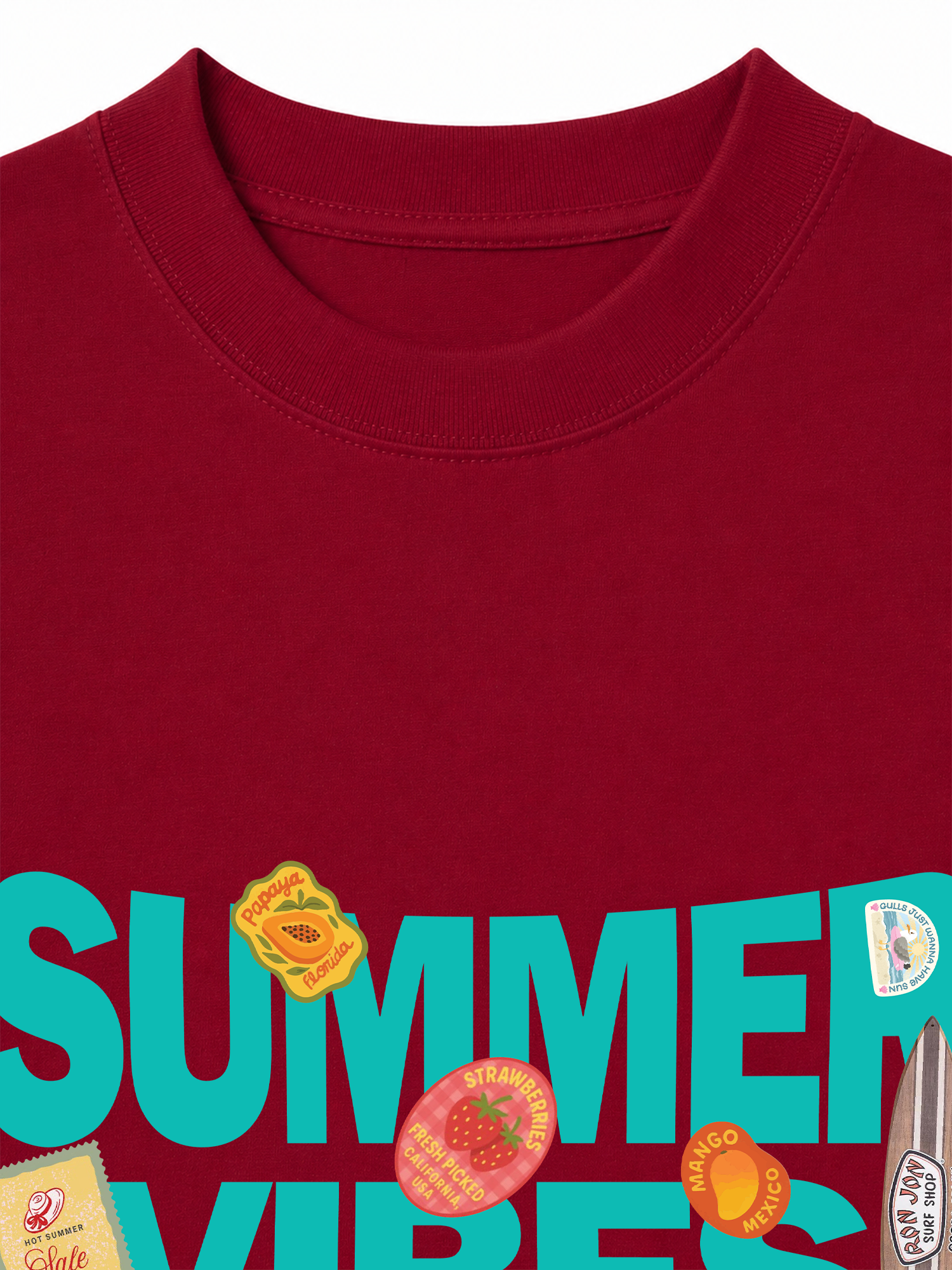 Áo Thun Relaxed Fit Tropical Summer Vibes