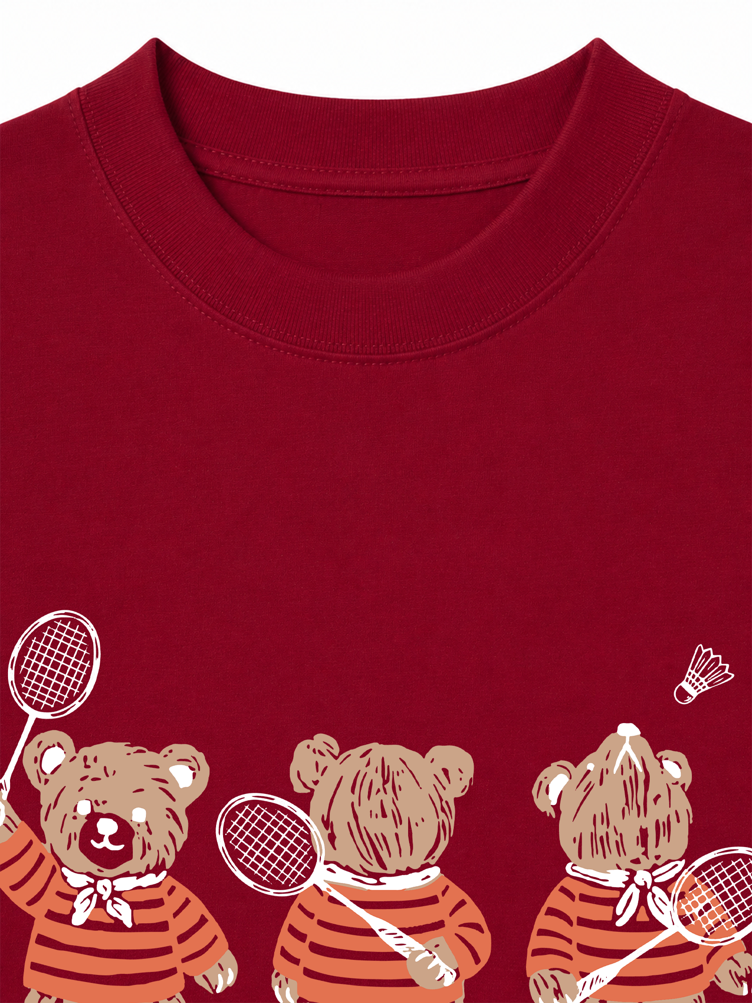 Áo Thun Relaxed Fit Badminton Bears Club