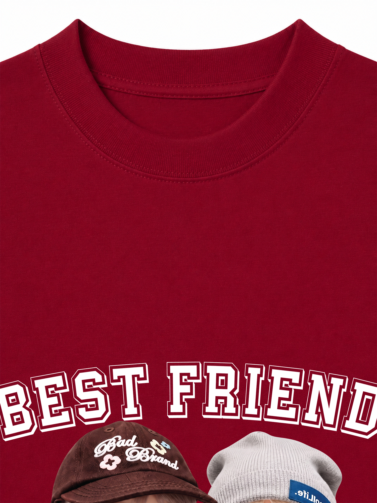 Áo Thun Relaxed Fit Cute Gang Best Friend