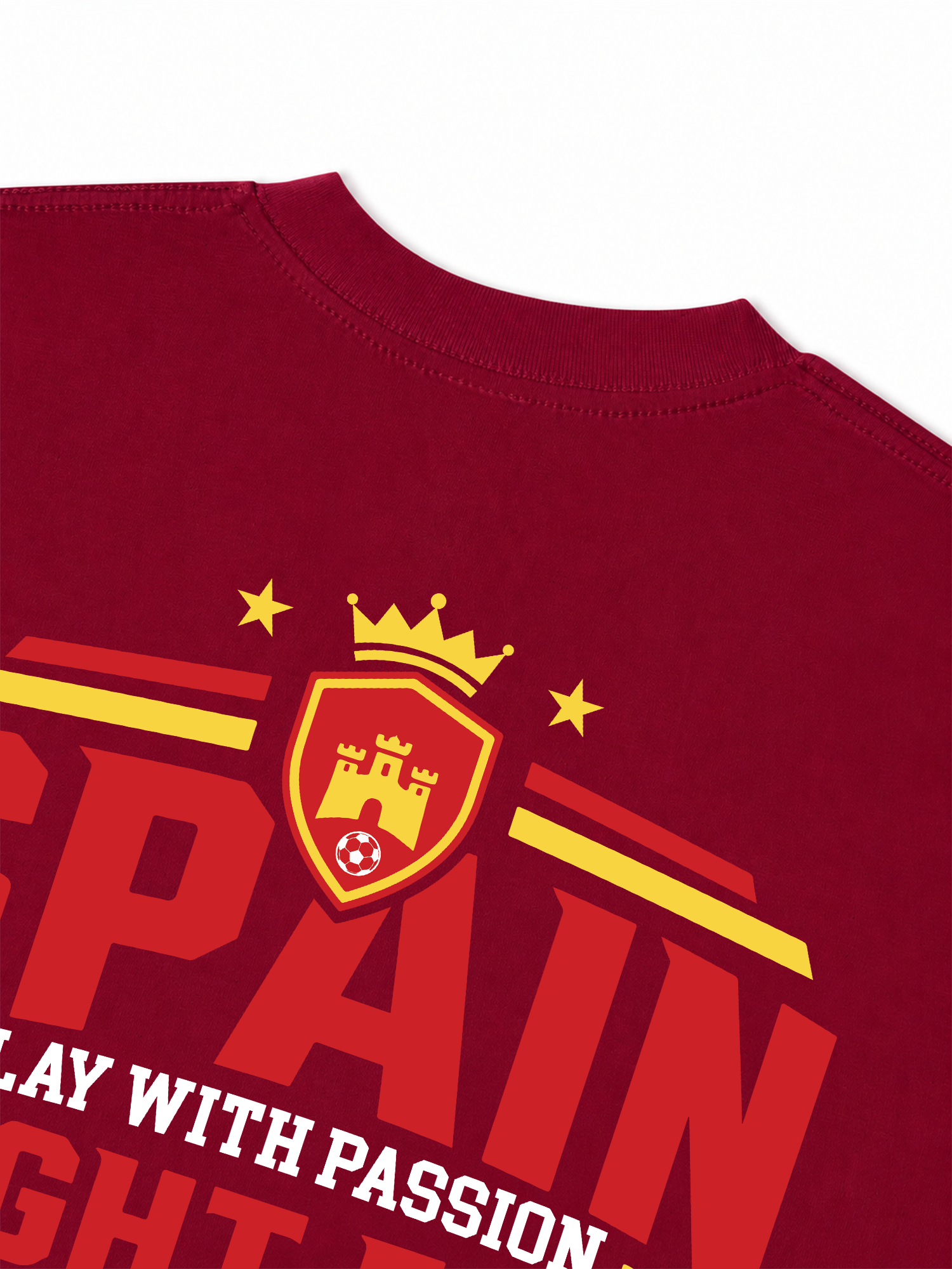 Áo Thun Relaxed Fit Soccer Spain Play With Pasion