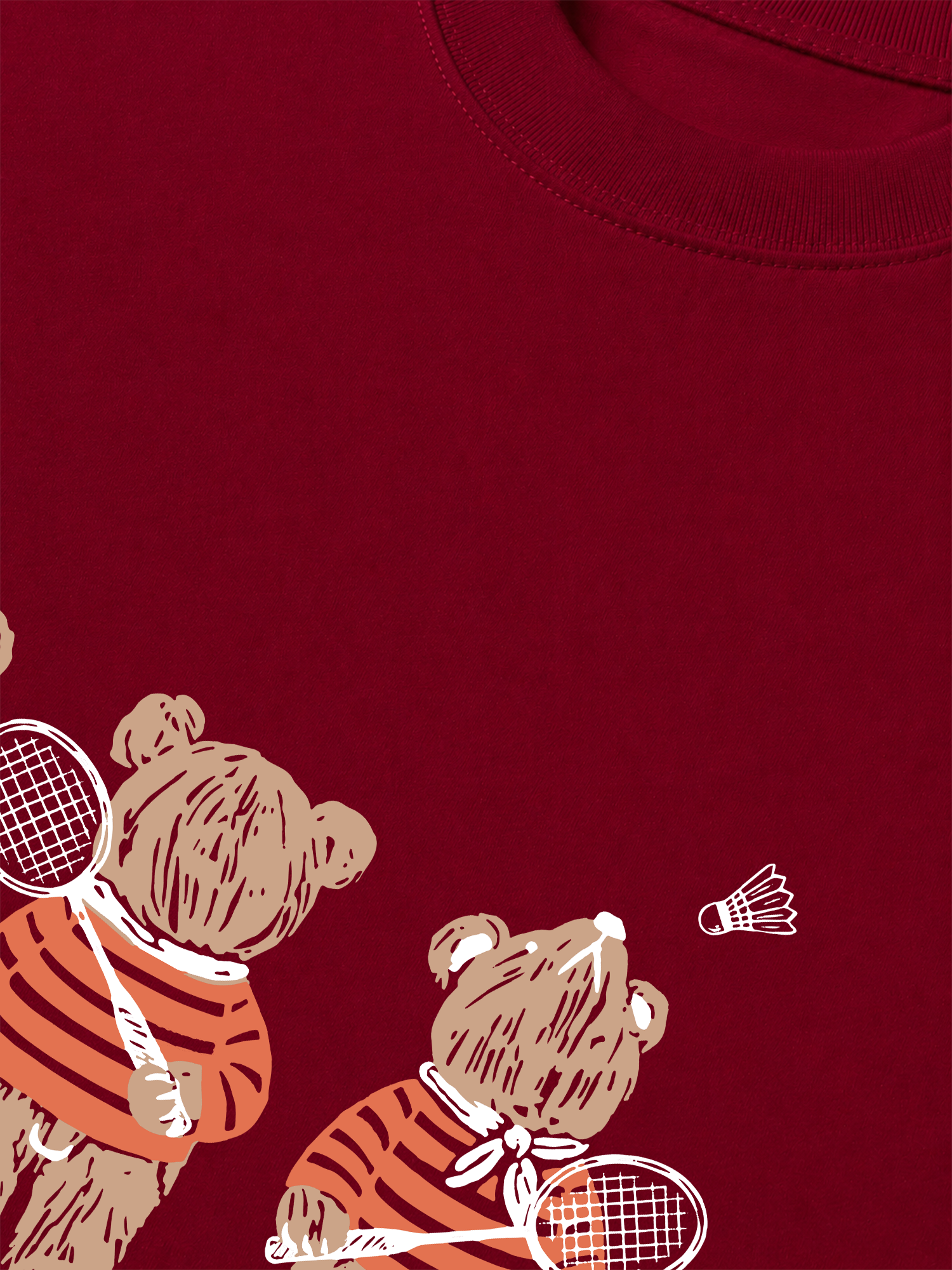 Áo Thun Relaxed Fit Badminton Bears Club