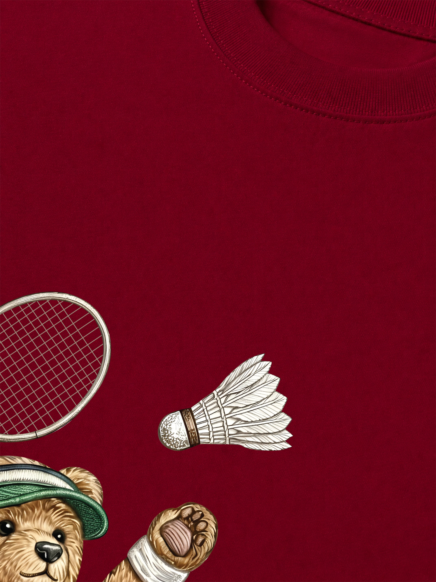 Áo Thun Relaxed Fit Badminton Teddy 88