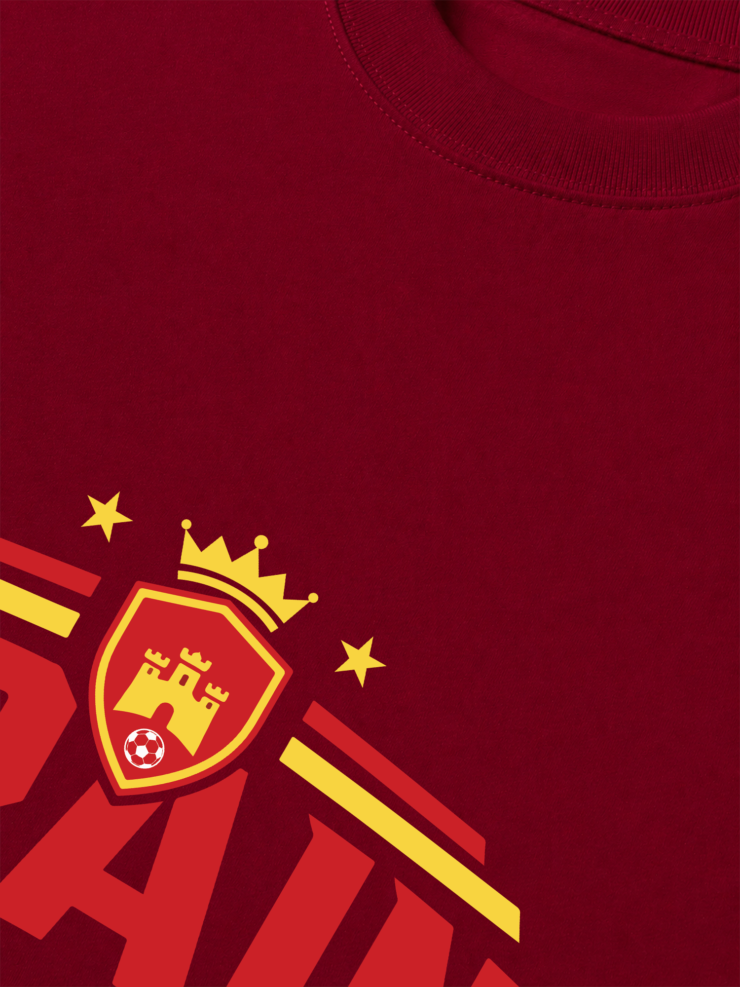 Áo Thun Relaxed Fit Soccer Spain Play With Pasion