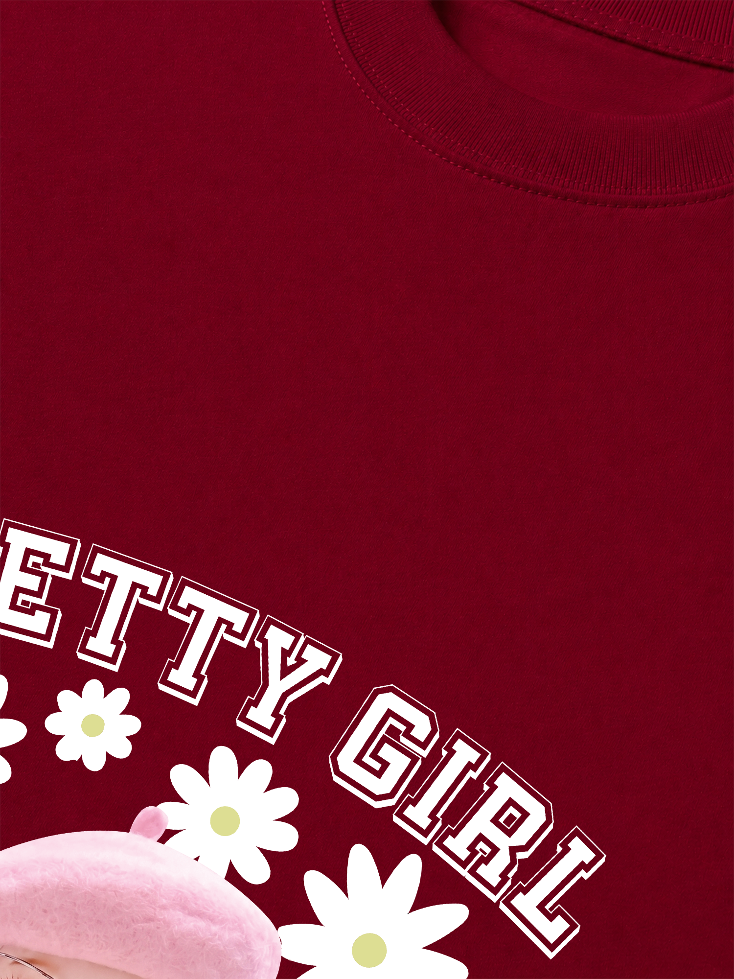 Áo Thun Relaxed Fit Cute Gang Pretty Girl