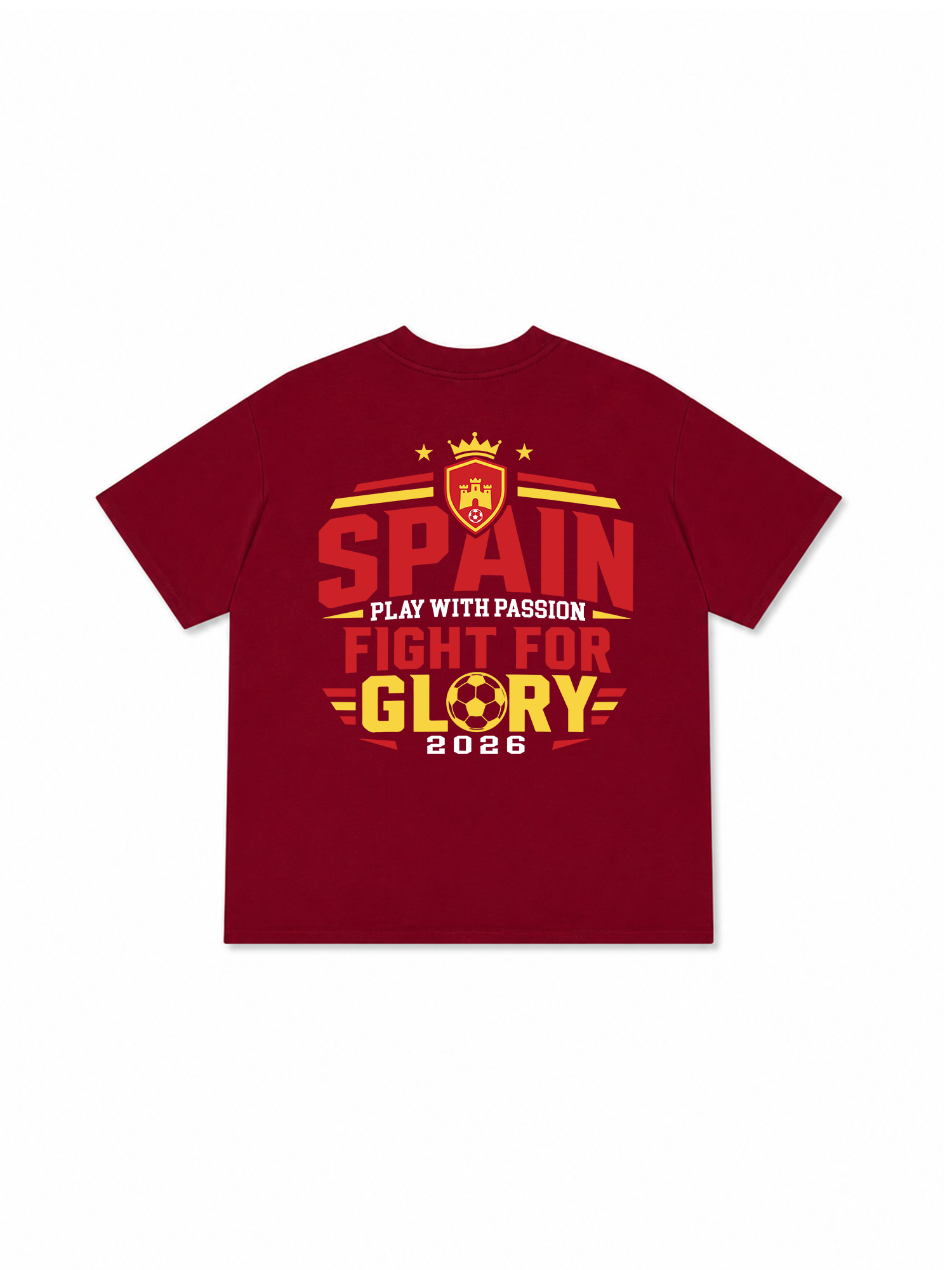 Áo Thun Relaxed Fit Soccer Spain Play With Pasion