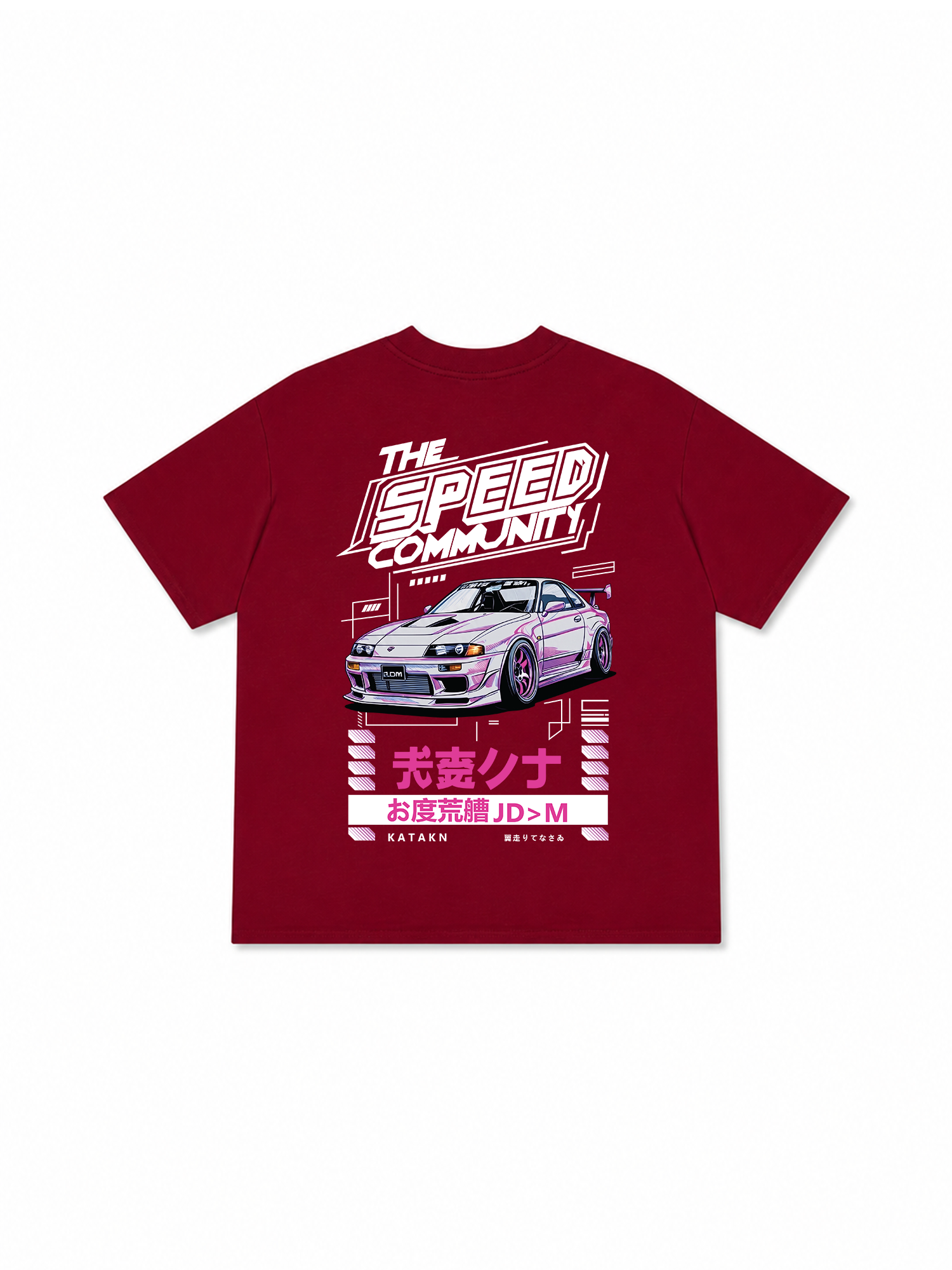 Áo Thun Relaxed Fit JDM Car Speed Community Cyber Tuner