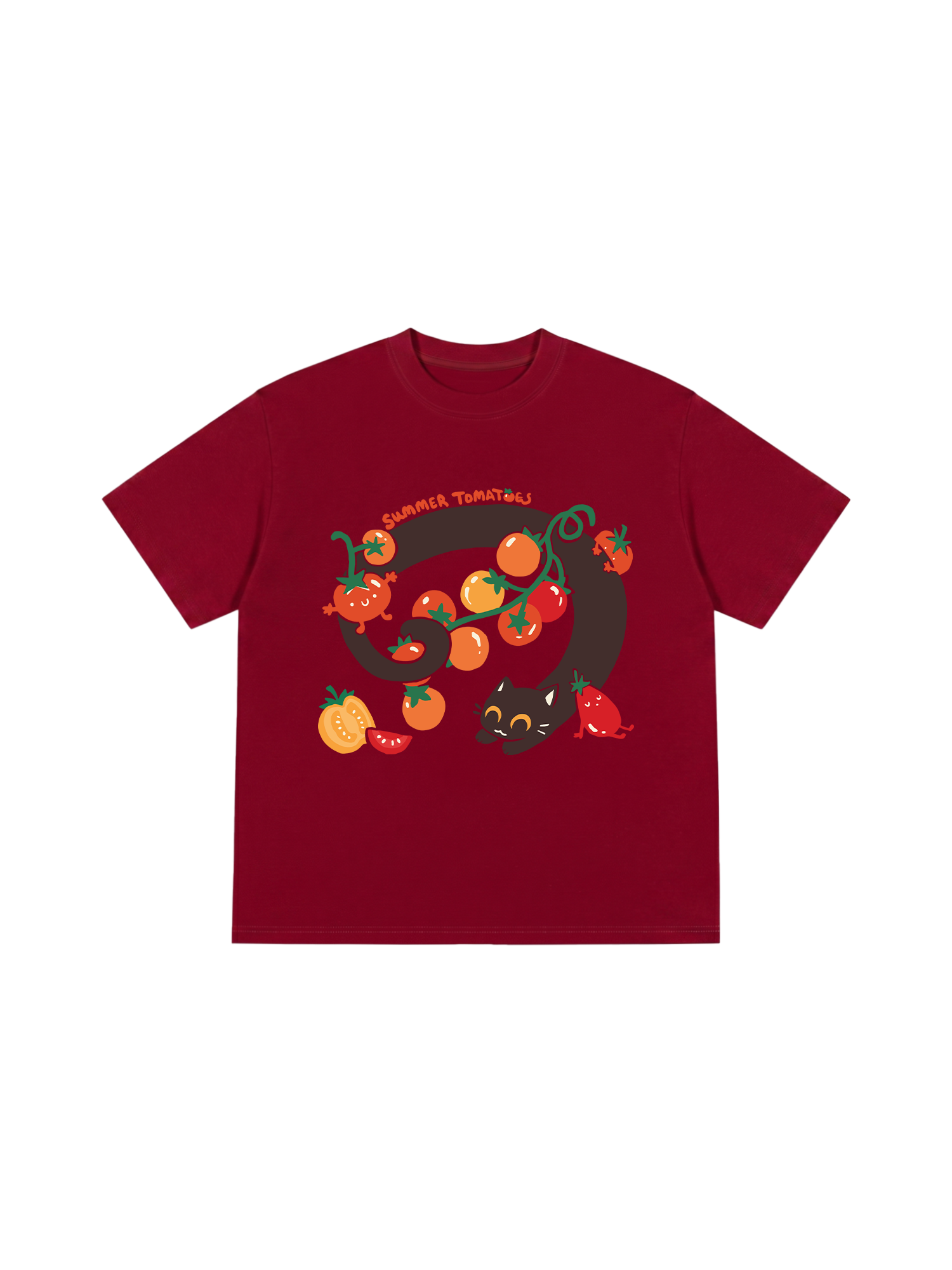 Áo Thun Relaxed Fit Yummy Mood Summer Tomatoes