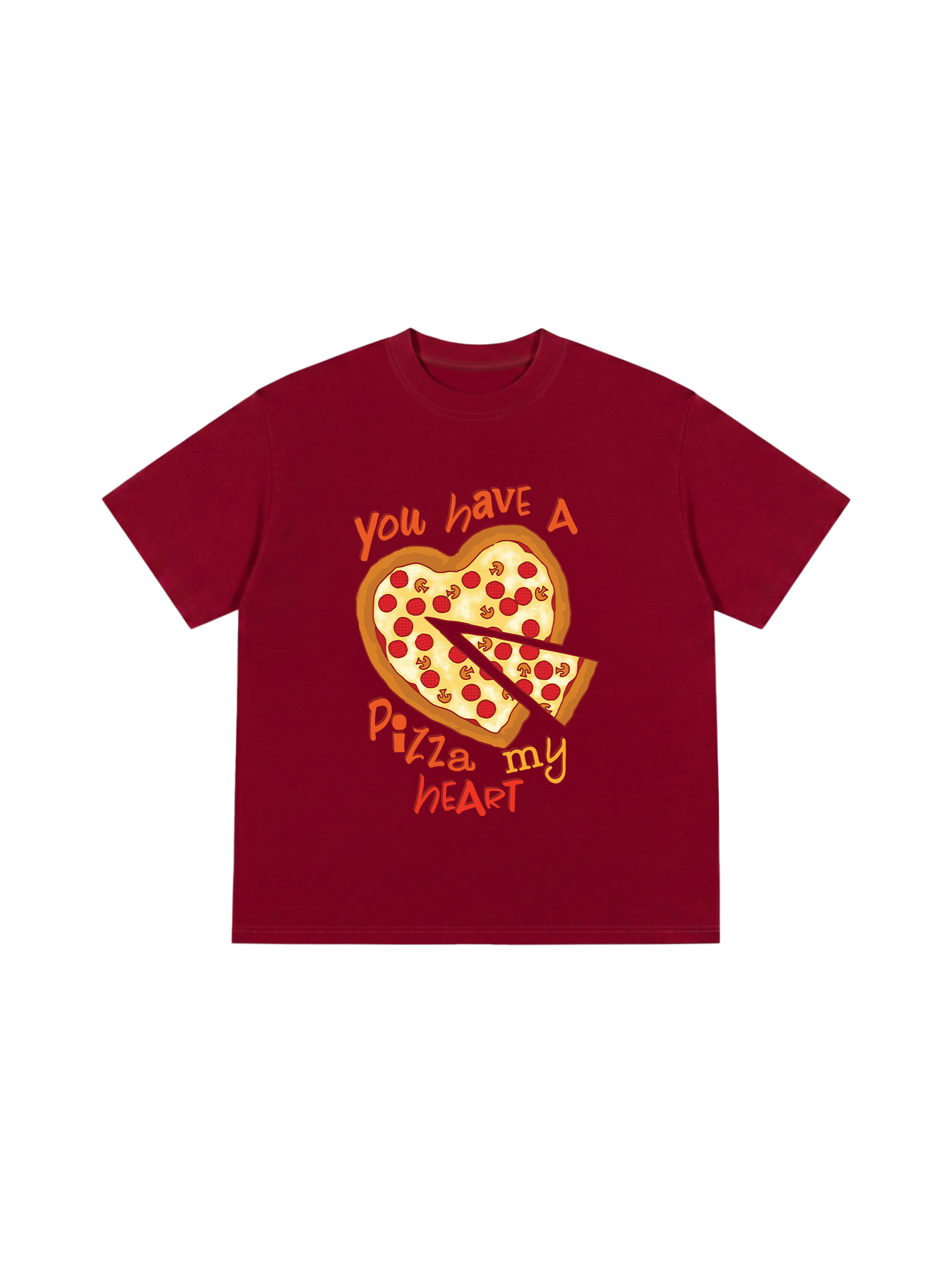 Áo Thun Relaxed Fit Yumy Mood You Have A Pizza