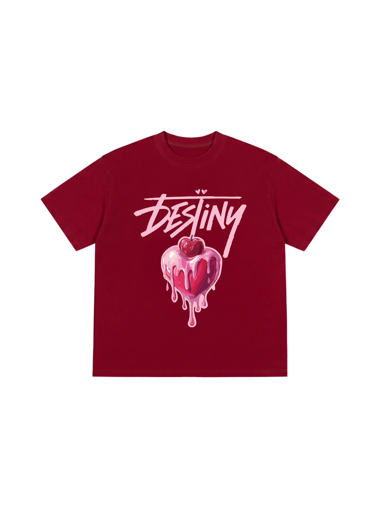 Áo Thun Relaxed Fit Destiny Cherry Heart