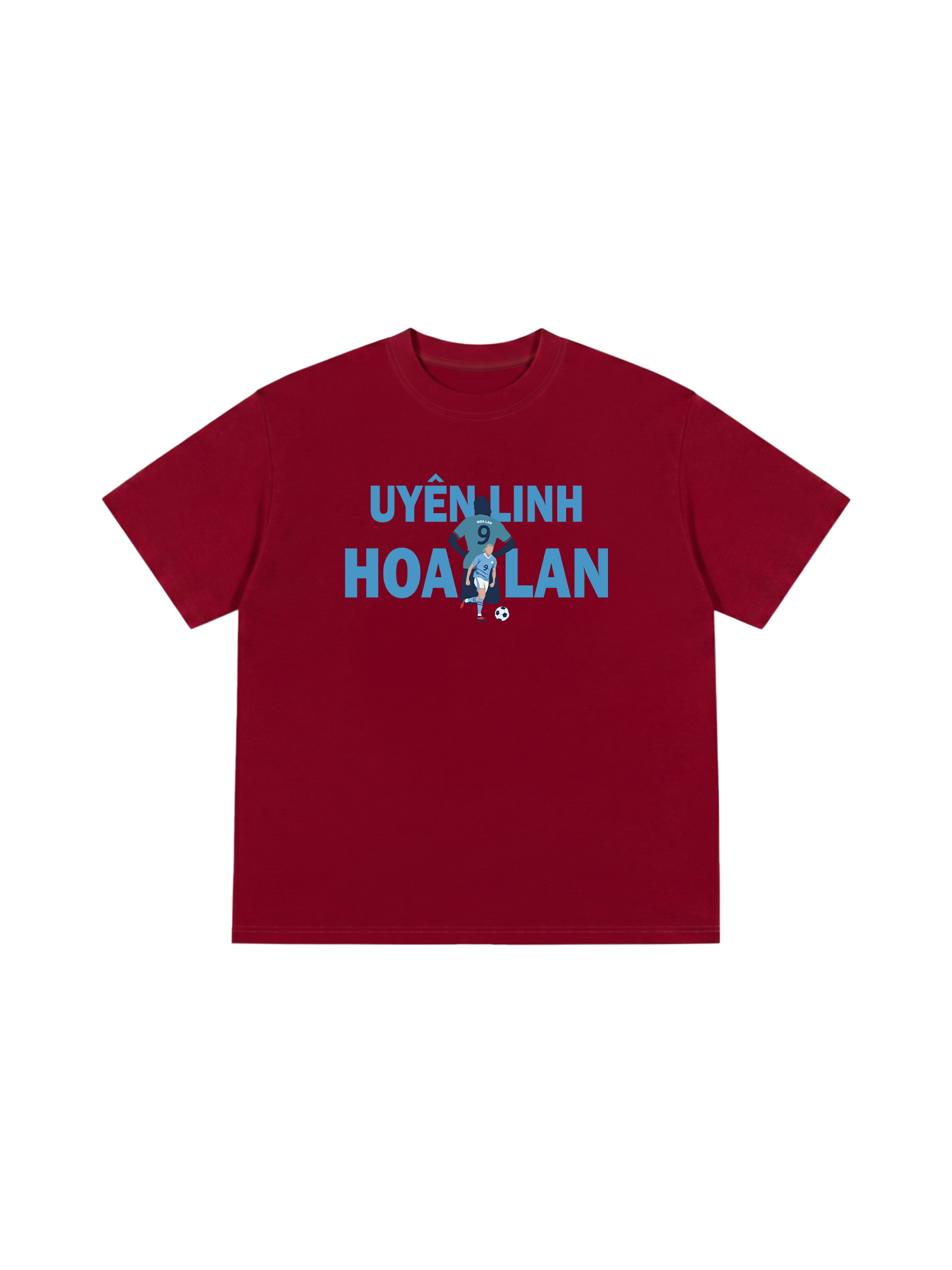 Áo Thun Relaxed Fit Soccer Uyên Linh Hoa Lan