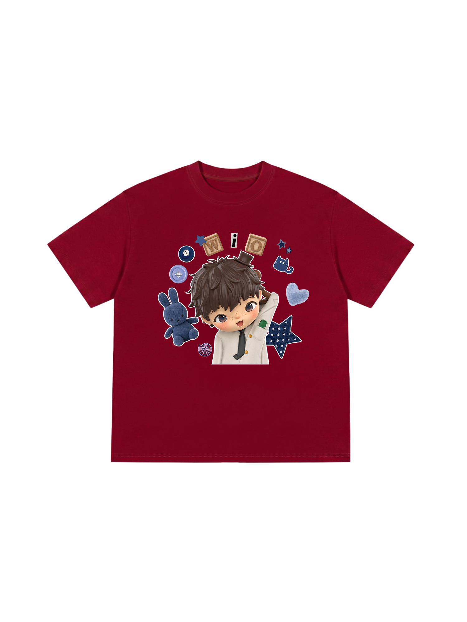 Áo Thun Relaxed Fit Cute Gang Wio