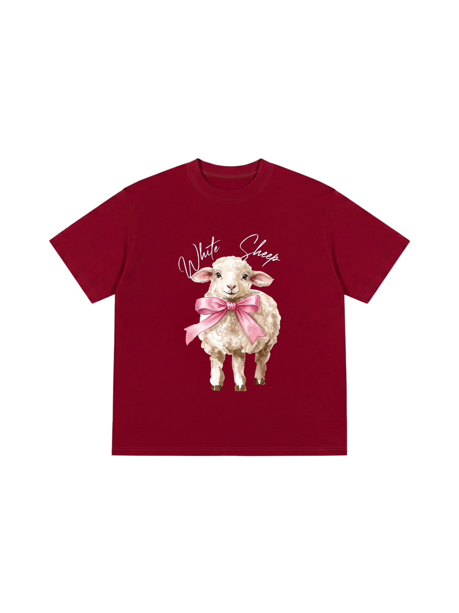 Áo Thun Relaxed Fit Farm White Sheep
