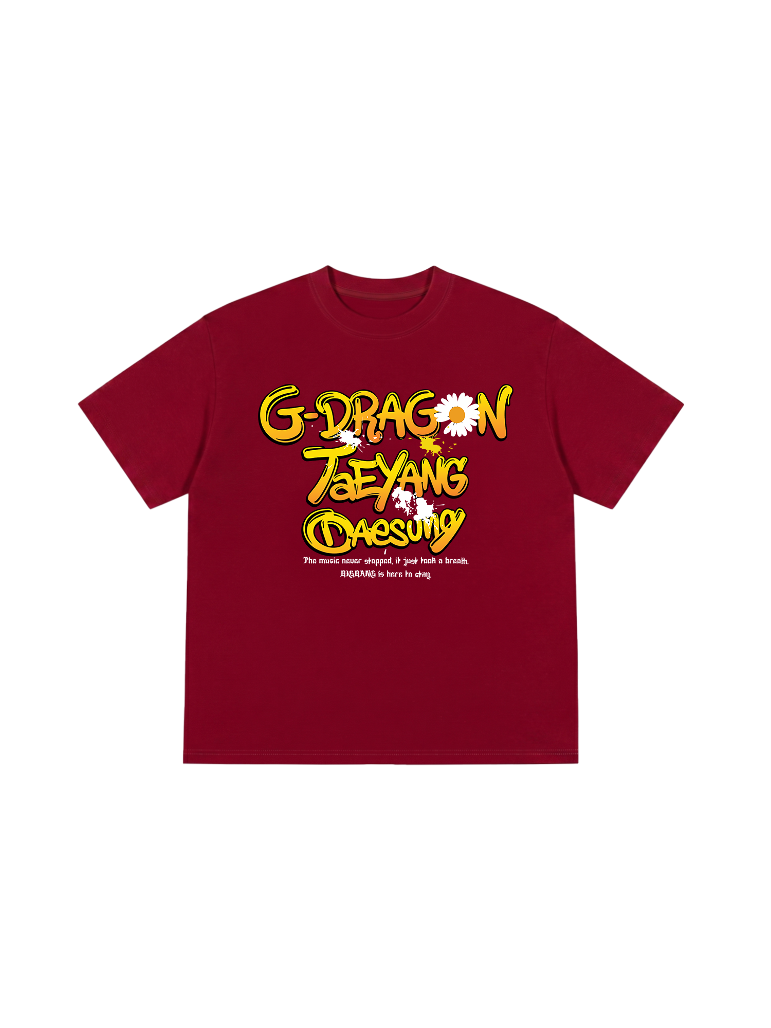Áo Thun Relaxed Fit Idol Gdragon Taeyang Daesung