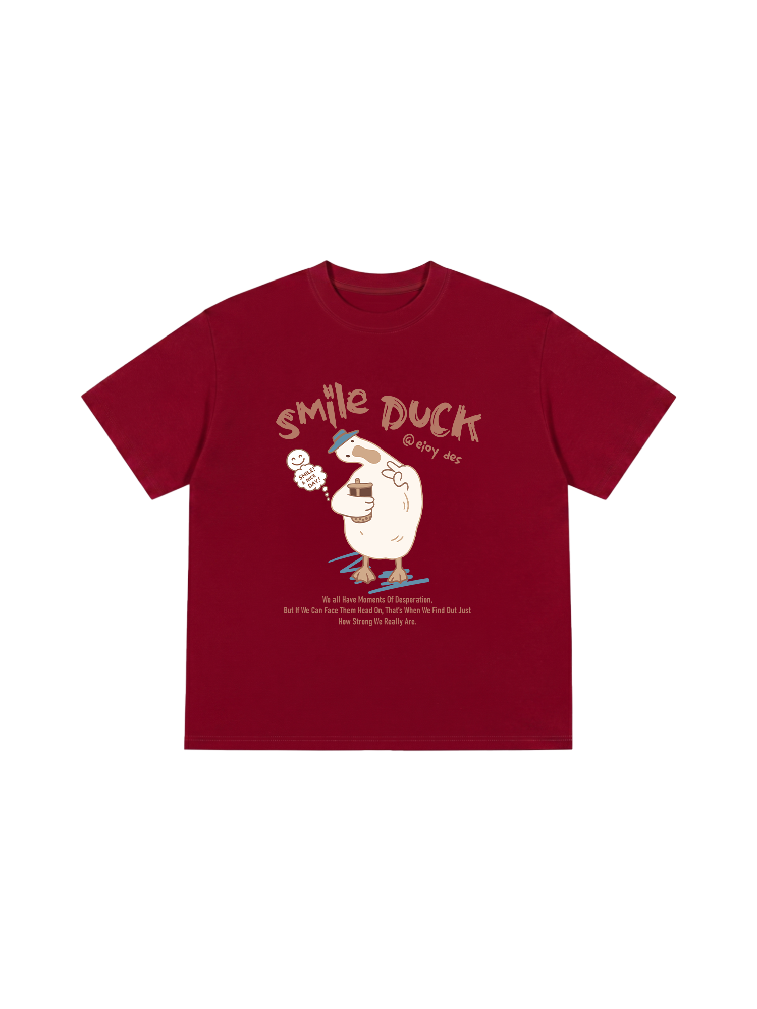 Áo Thun Relaxed Fit Farm Smile Duck