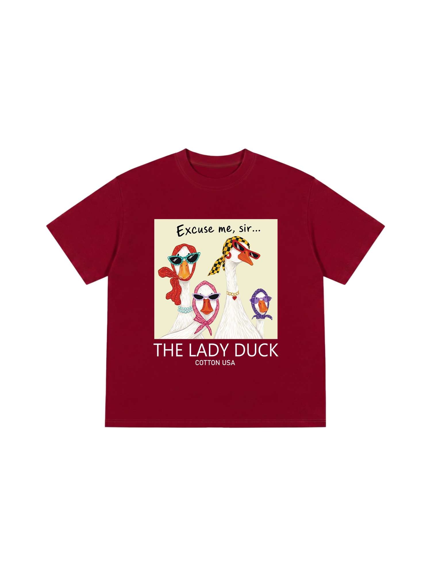 Áo Thun Relaxed Fit Farrm Lady Duck