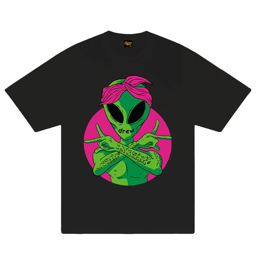 Flash Sale Drew Gangsta Alien T-Shirt