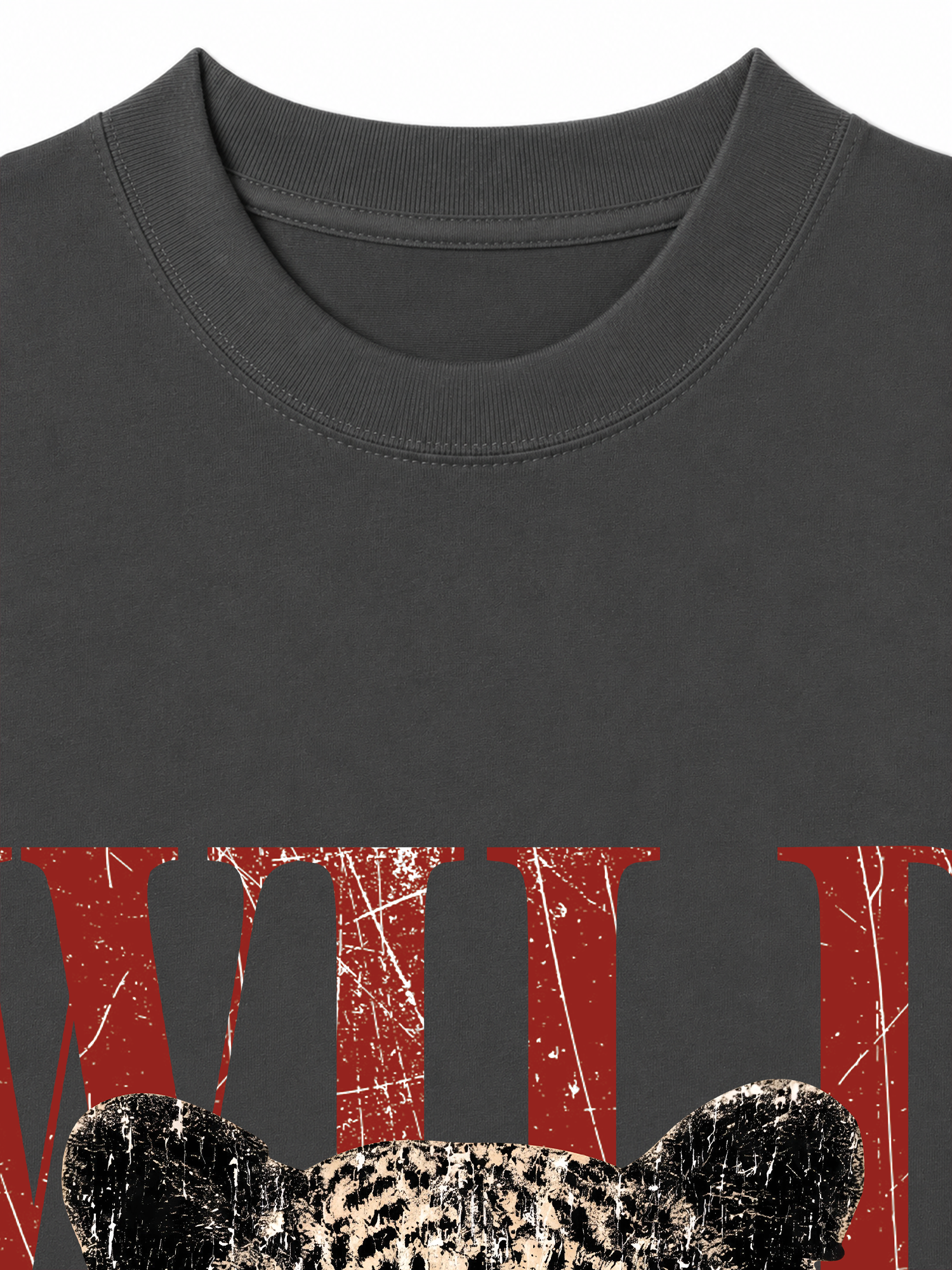 Áo Thun Relaxed Fit Urban Leopard Crimson Wild
