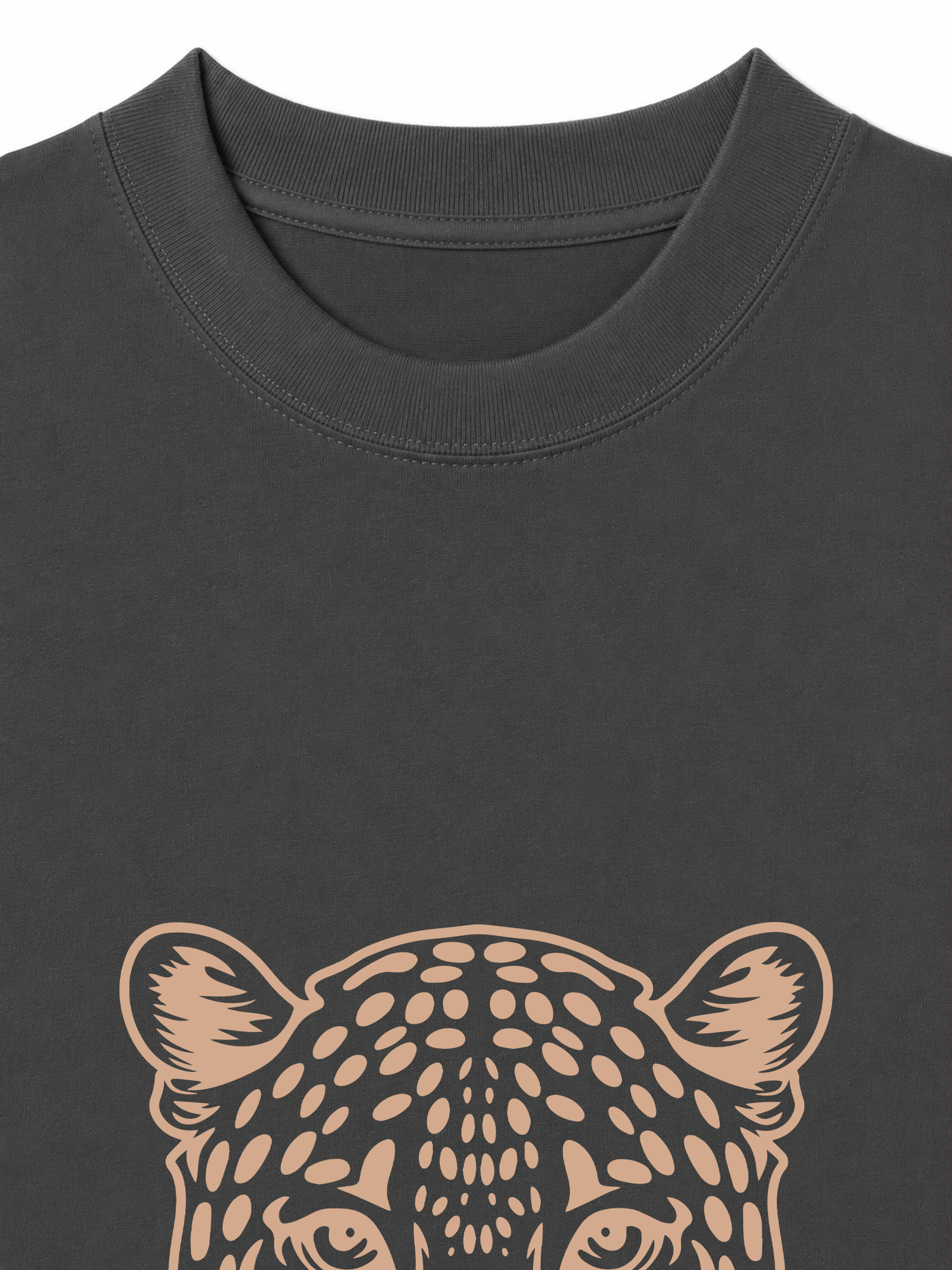 Áo Thun Relaxed Fit Urban Leopard Feline Face