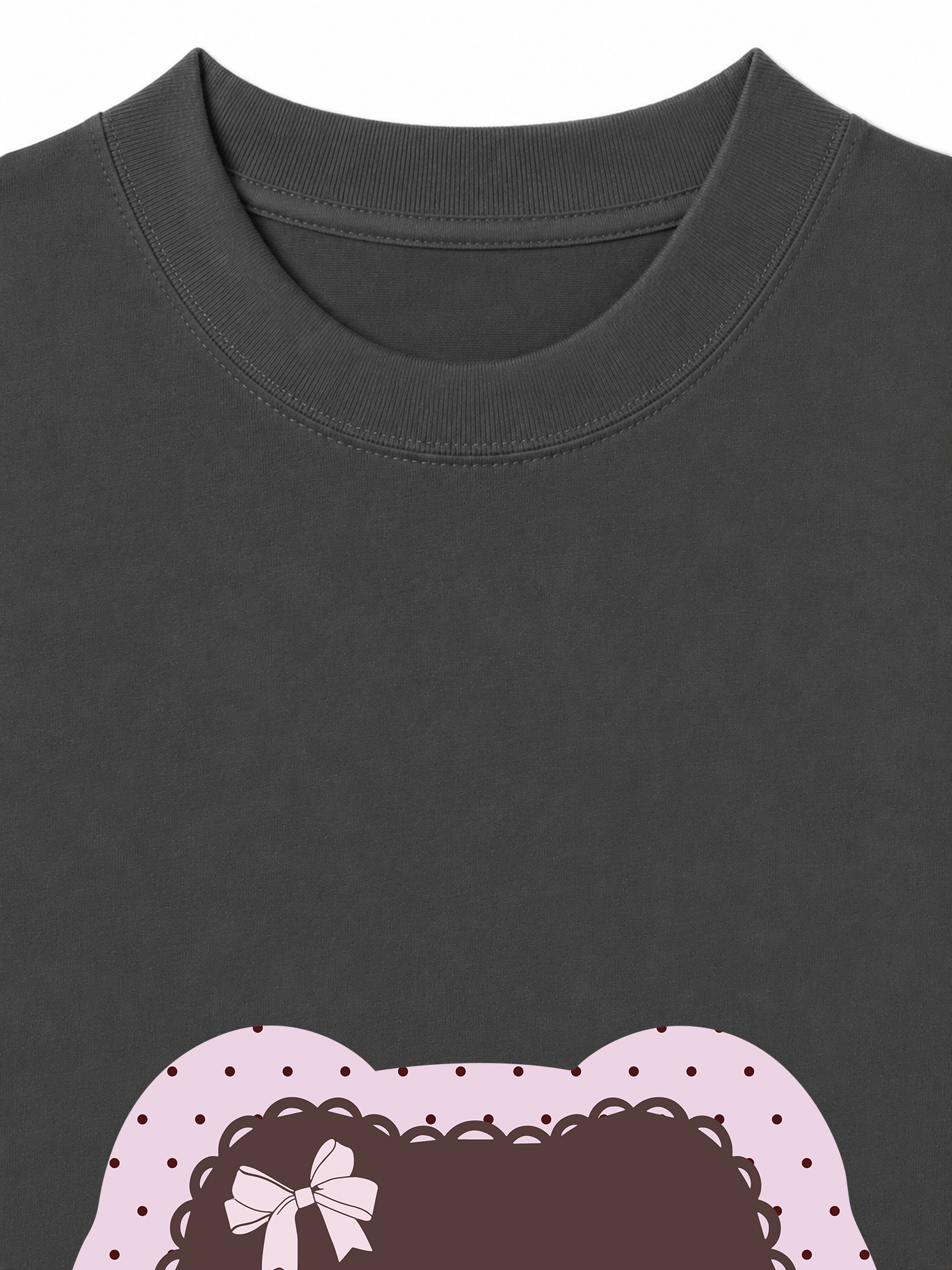 Áo Thun Relaxed Fit Dotty Mood Cute Cat