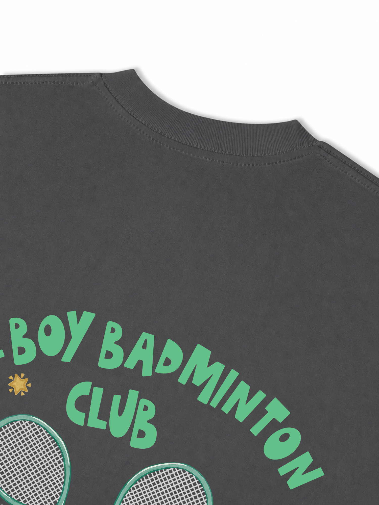 Áo Thun Relaxed Fit Badminton Cool Boy Club