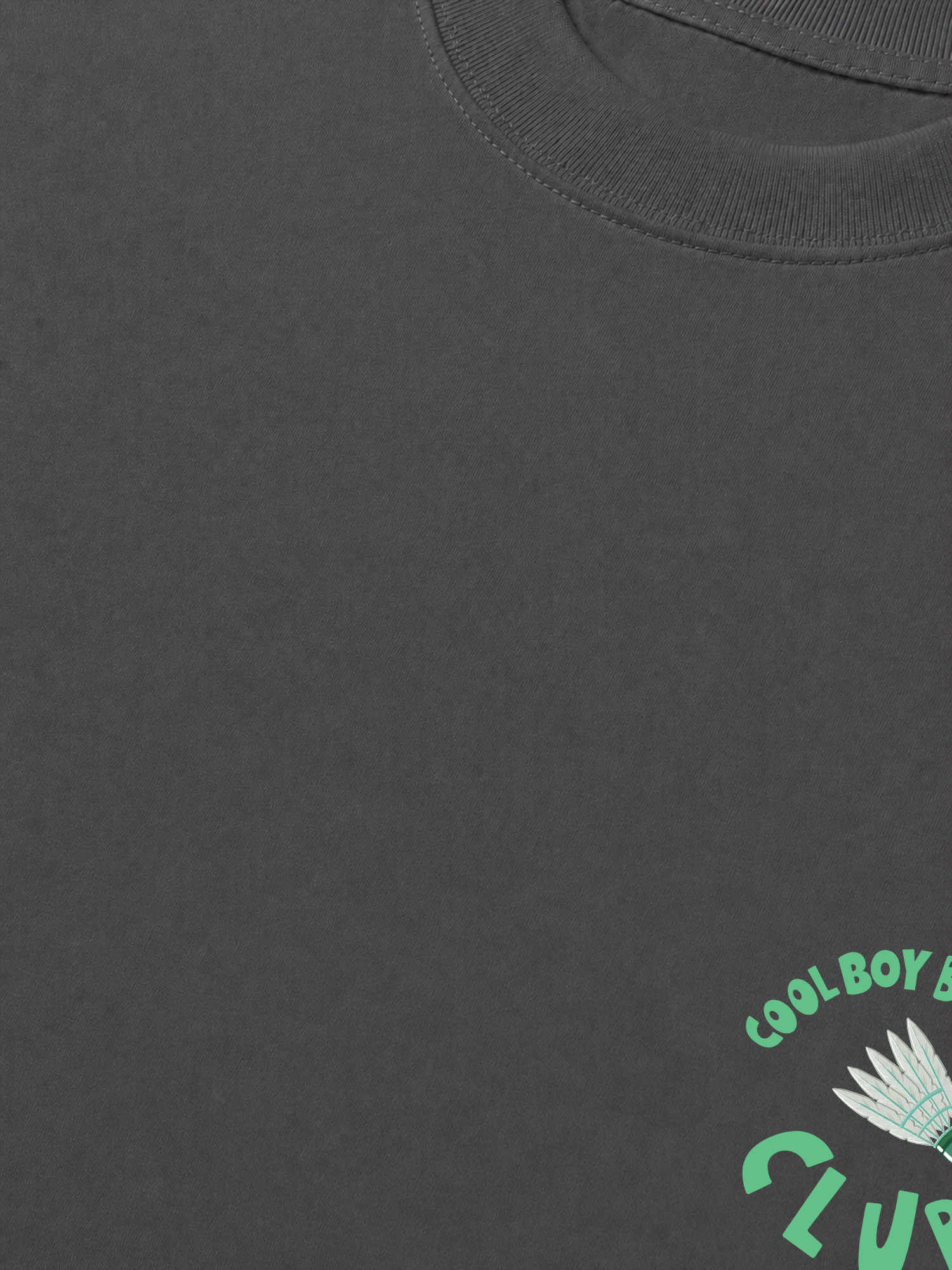 Áo Thun Relaxed Fit Badminton Cool Boy Club