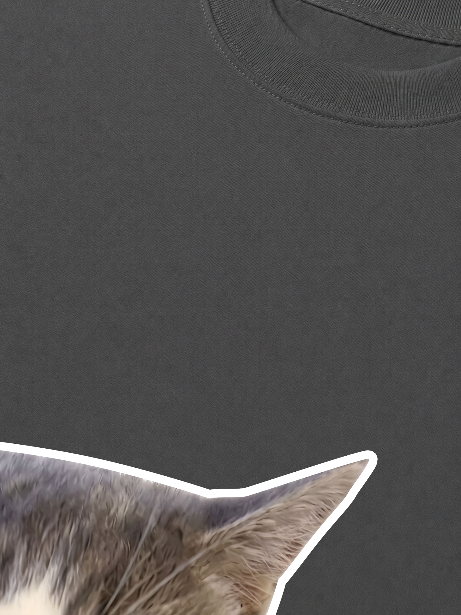 Áo Thun Relaxed Fit Badminton Cute Cat