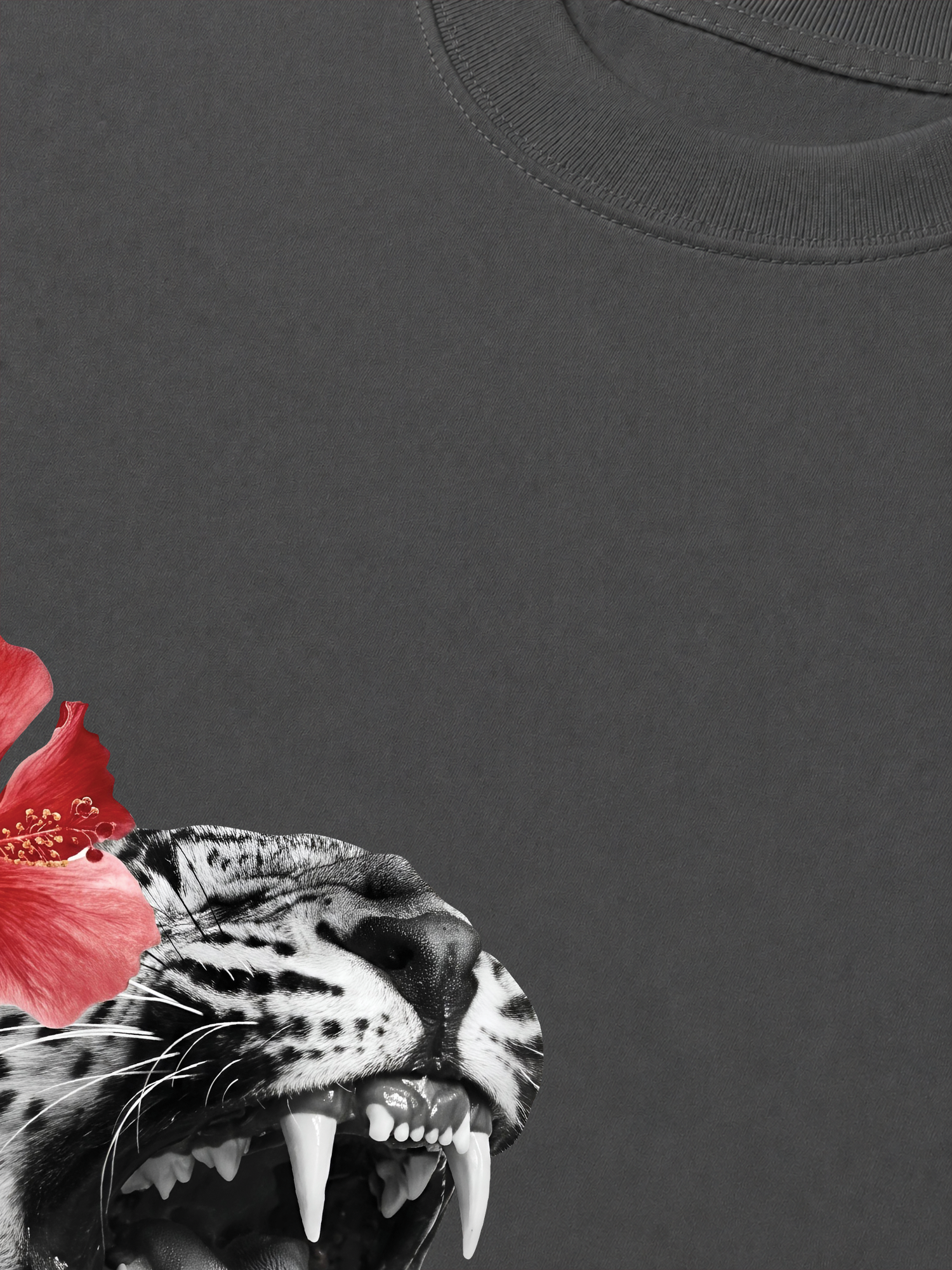 Áo Thun Relaxed Fit Urban Leopard Roar Flower