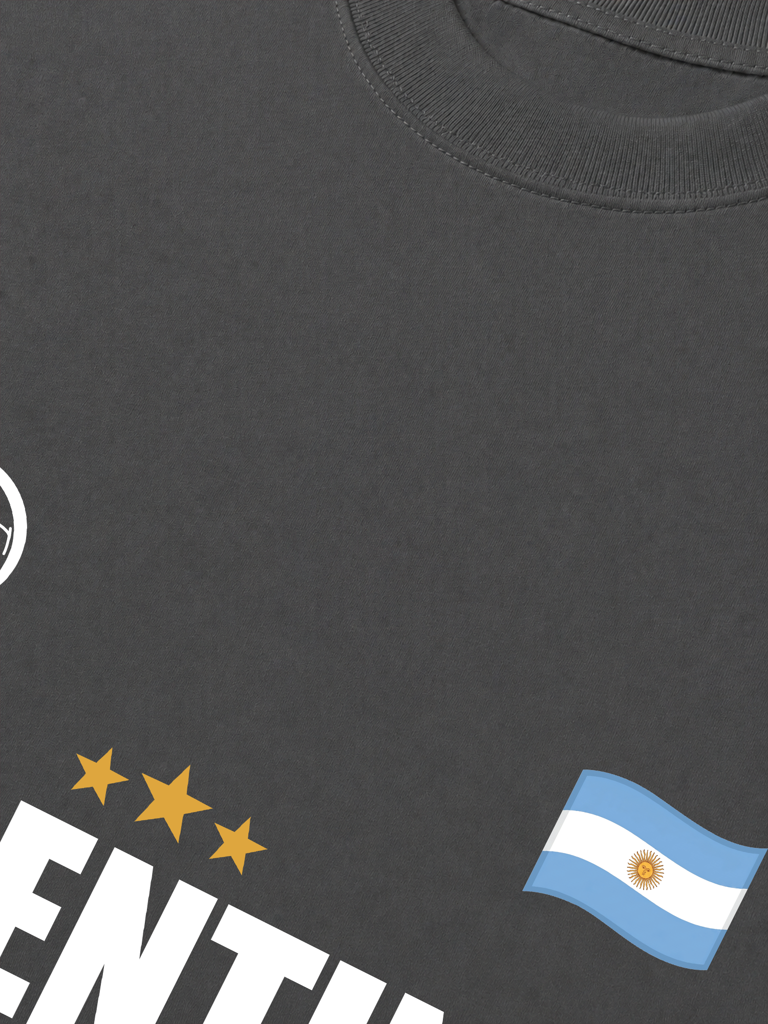 Áo Thun Relaxed Fit Soccer World Cup Argentina