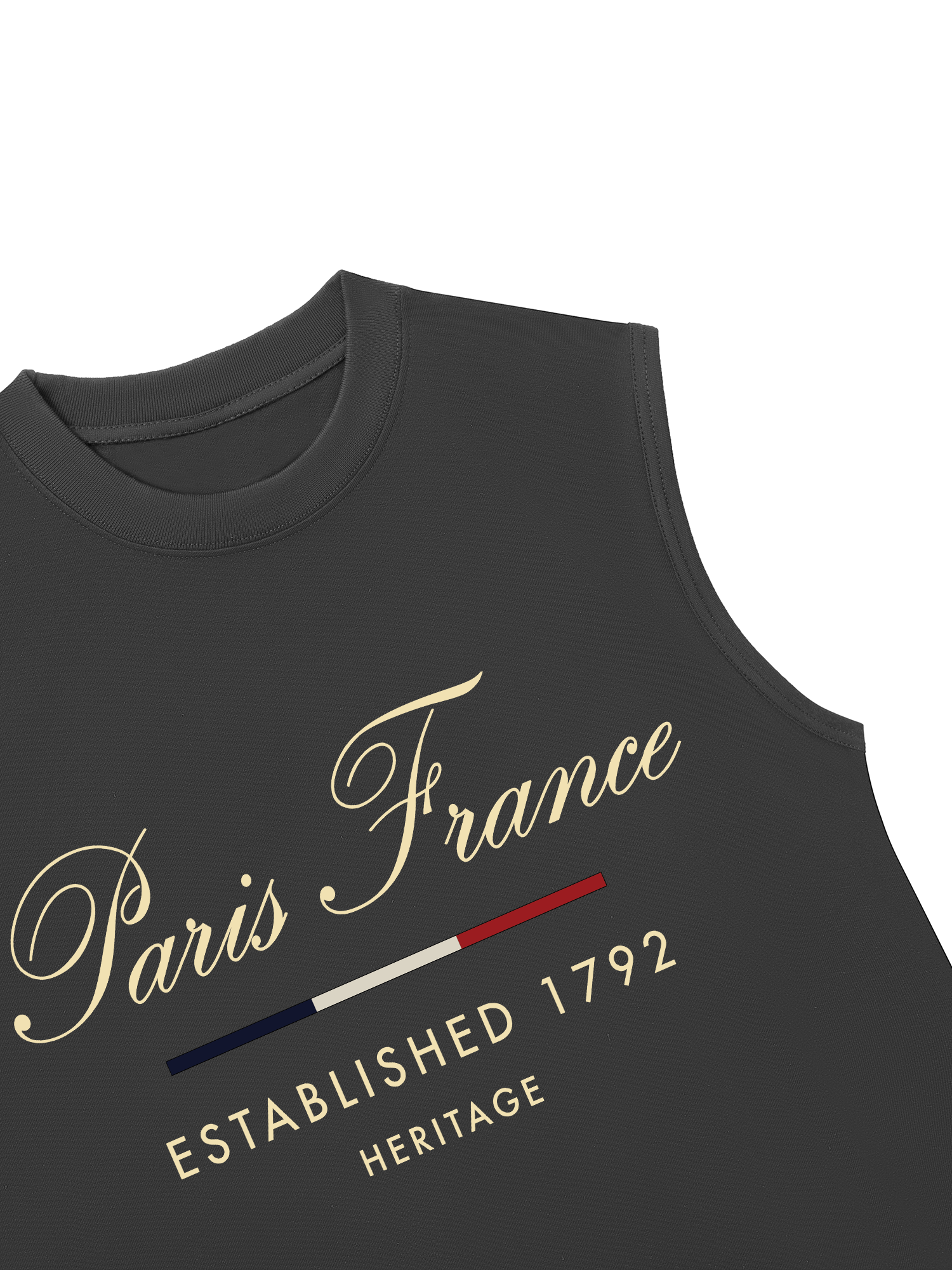 Áo Ba Lỗ Relaxed Fit Paris France