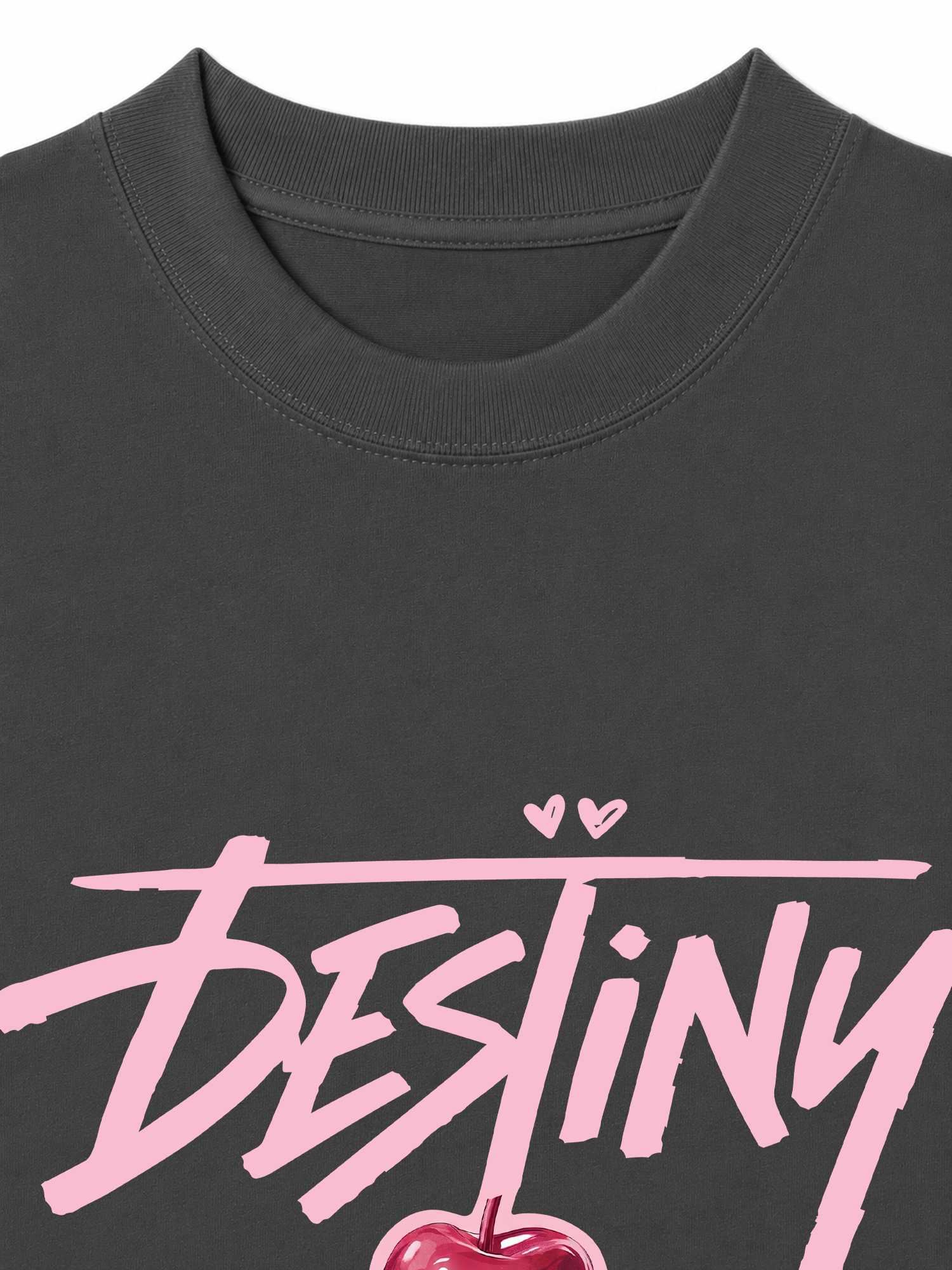 Áo Thun Relaxed Fit Destiny Cherry Heart